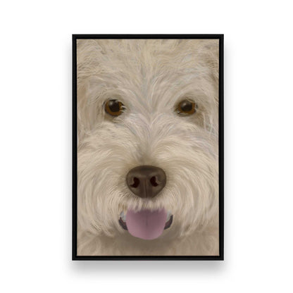 [Color:Satin Black], Picture of art in a Satin Black frame