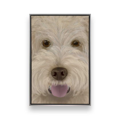 [Color:Polished Chrome], Picture of art in a Polished Chrome frame