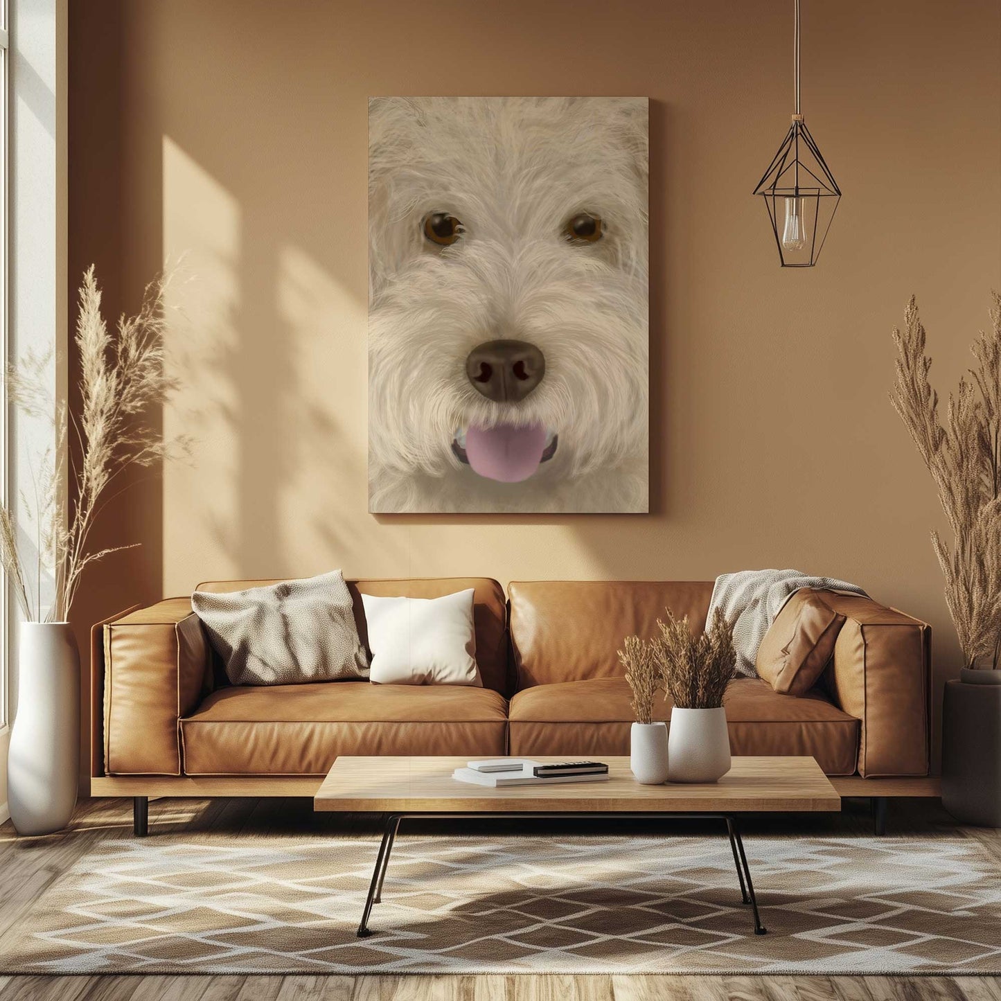 Picture of art in a room