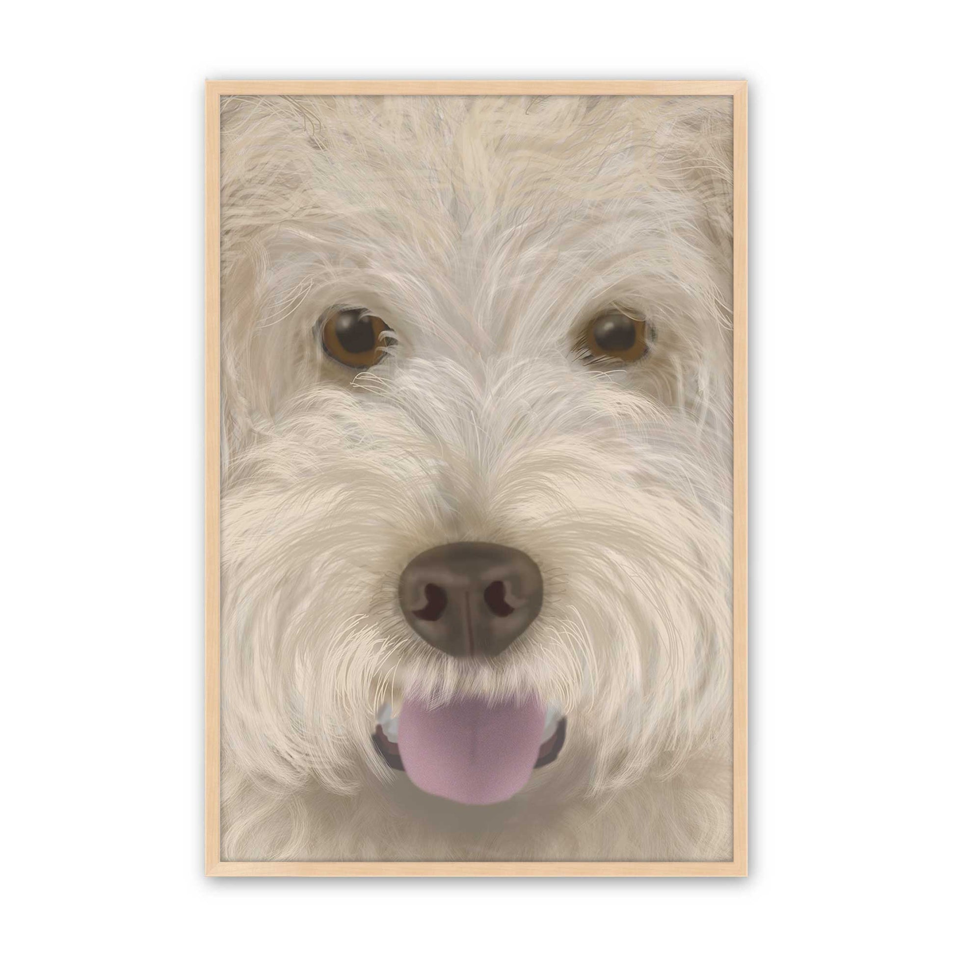 [Color:Raw Maple], Picture of art in a Raw Maple frame