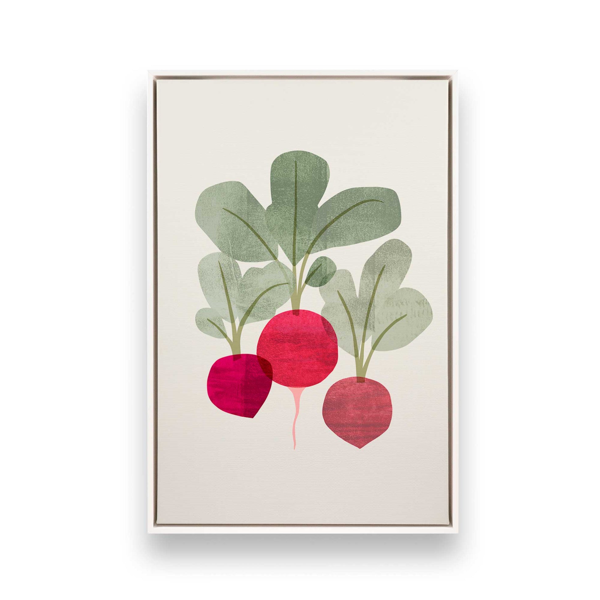 [Color:Opaque White], Picture of art in a White frame