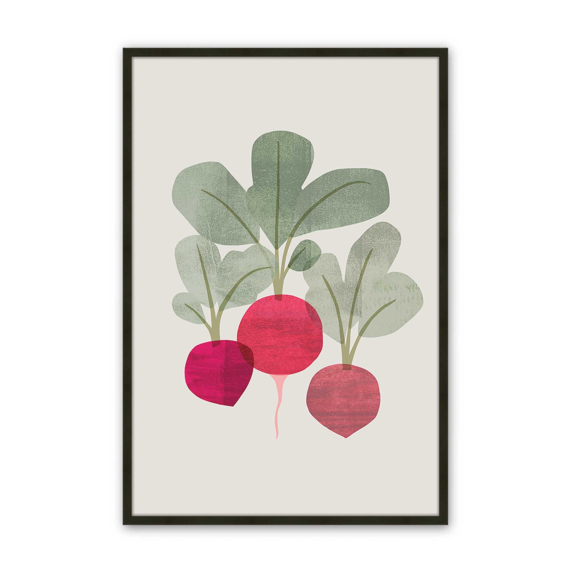 [Color:Satin Black], Picture of art in a Satin Black frame