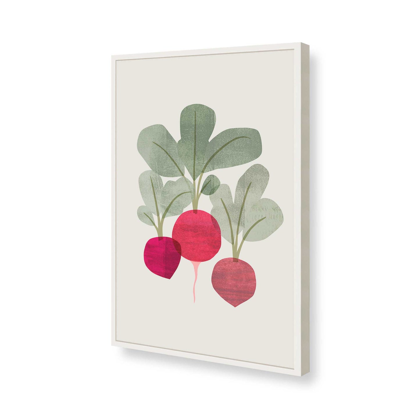 [Color:Opaque White], Picture of art in a Opaque White frame of the corner