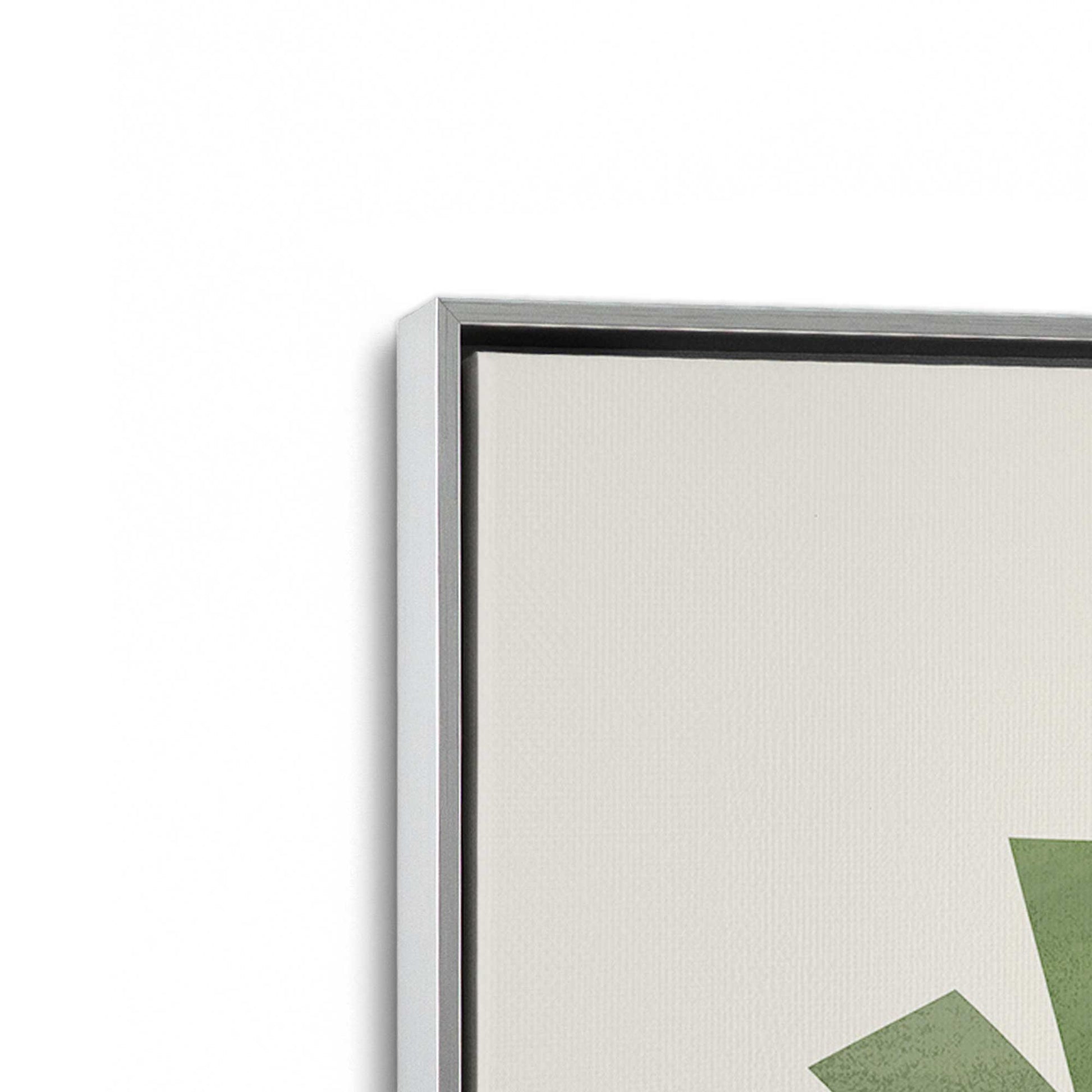 [Color:Polished Chrome], Picture of art in a Polished Chrome frame at an angle