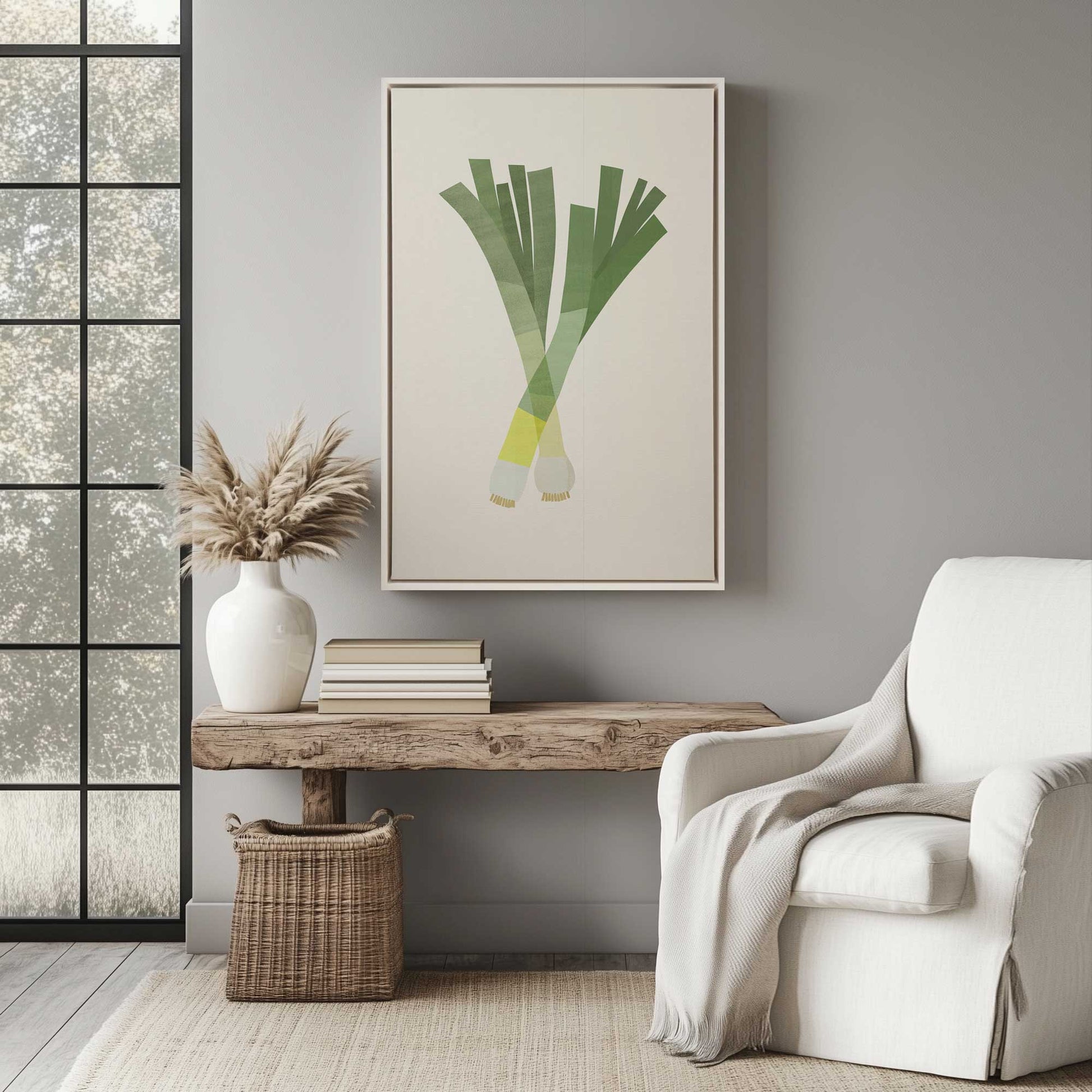 Picture of art in a room