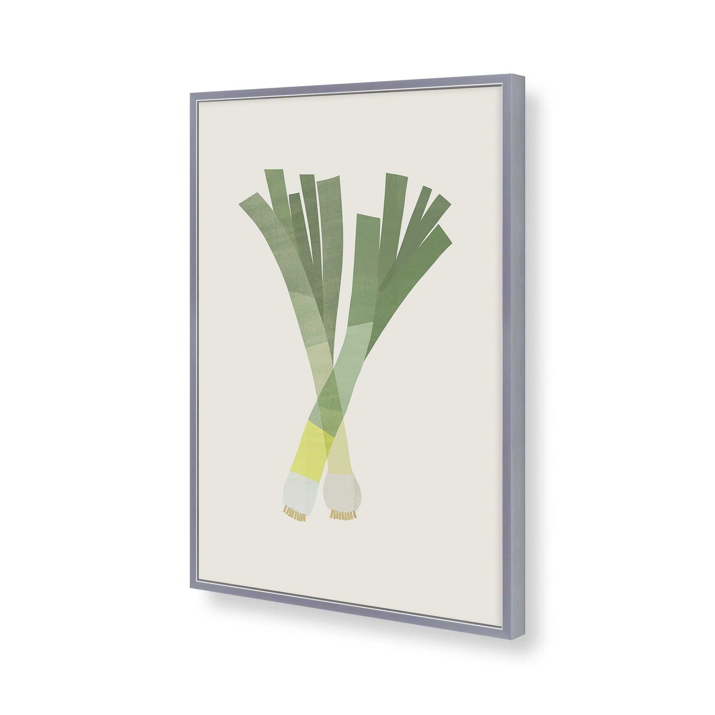 [Color:Polished Chrome], Picture of art in a Polished Chrome frame of the corner