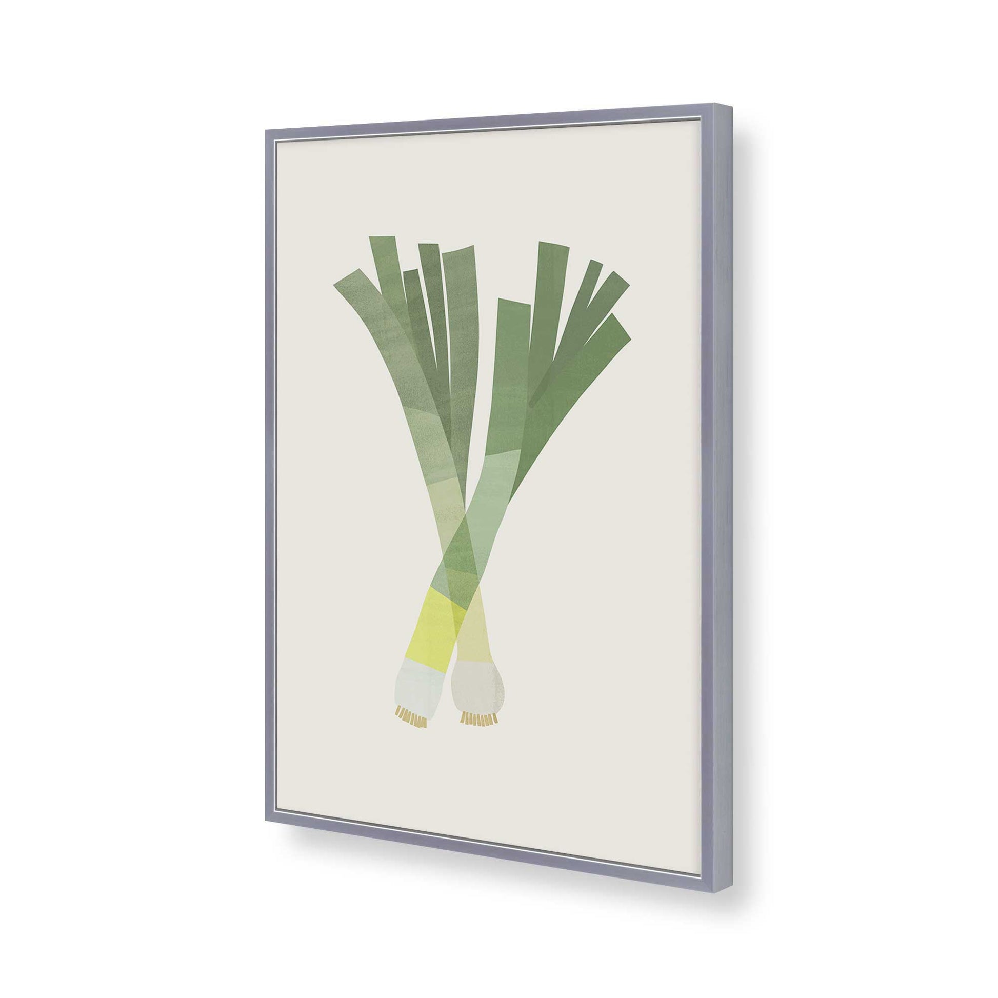 [Color:Polished Chrome], Picture of art in a Polished Chrome frame of the corner