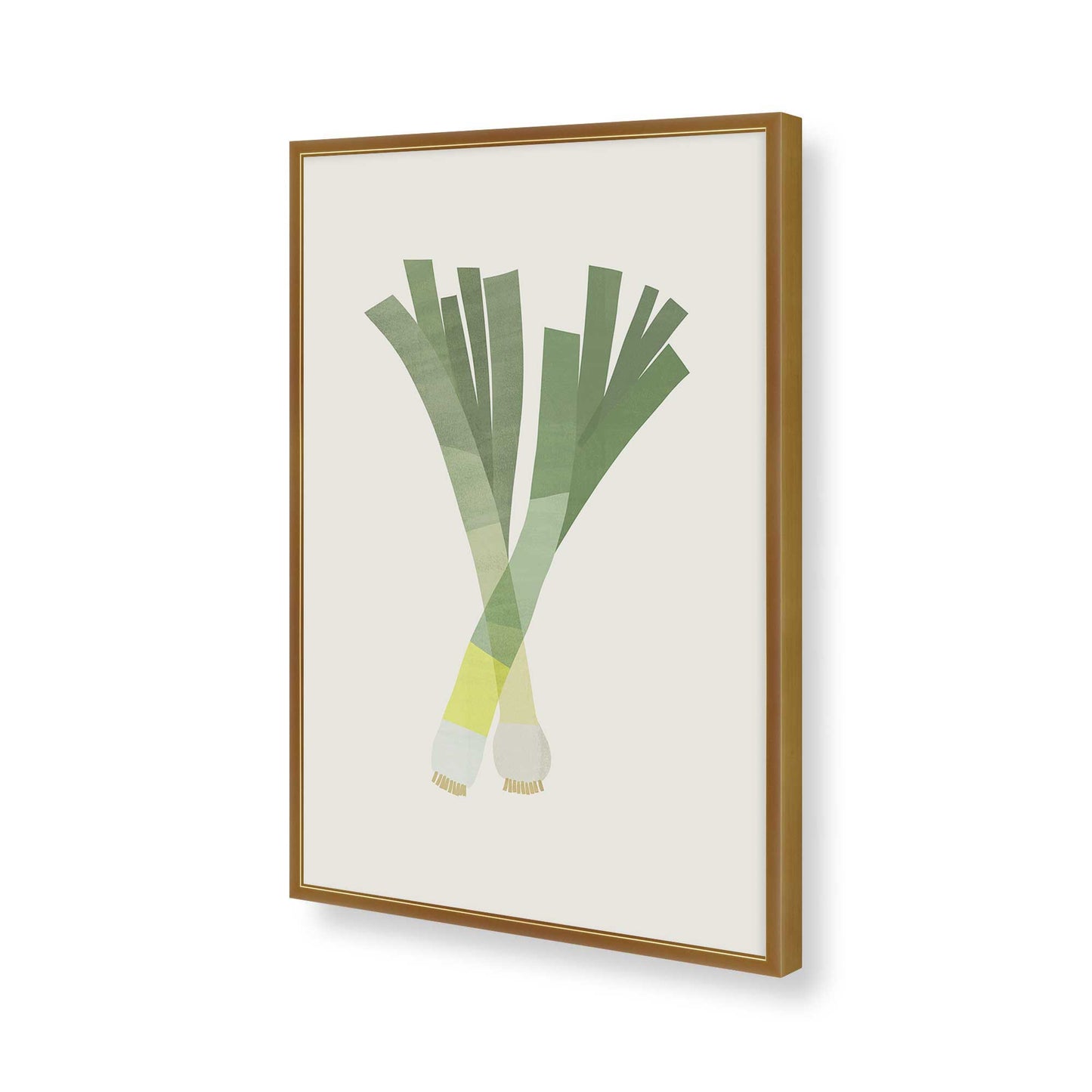 [Color:Polished Gold], Picture of art in a Polished Gold frame of the corner