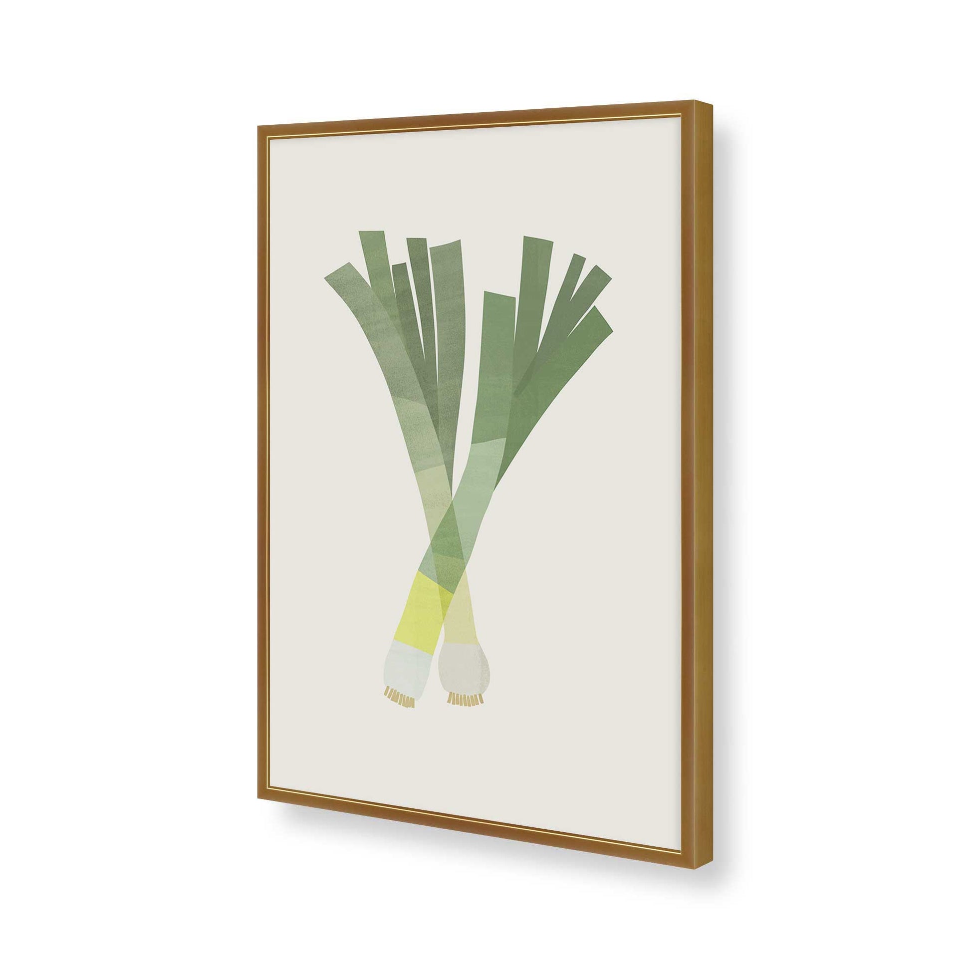 [Color:Polished Gold], Picture of art in a Polished Gold frame of the corner