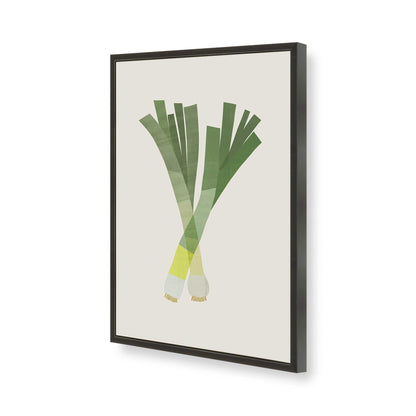 [Color:Satin Black], Picture of art in a Satin Black frame of the corner