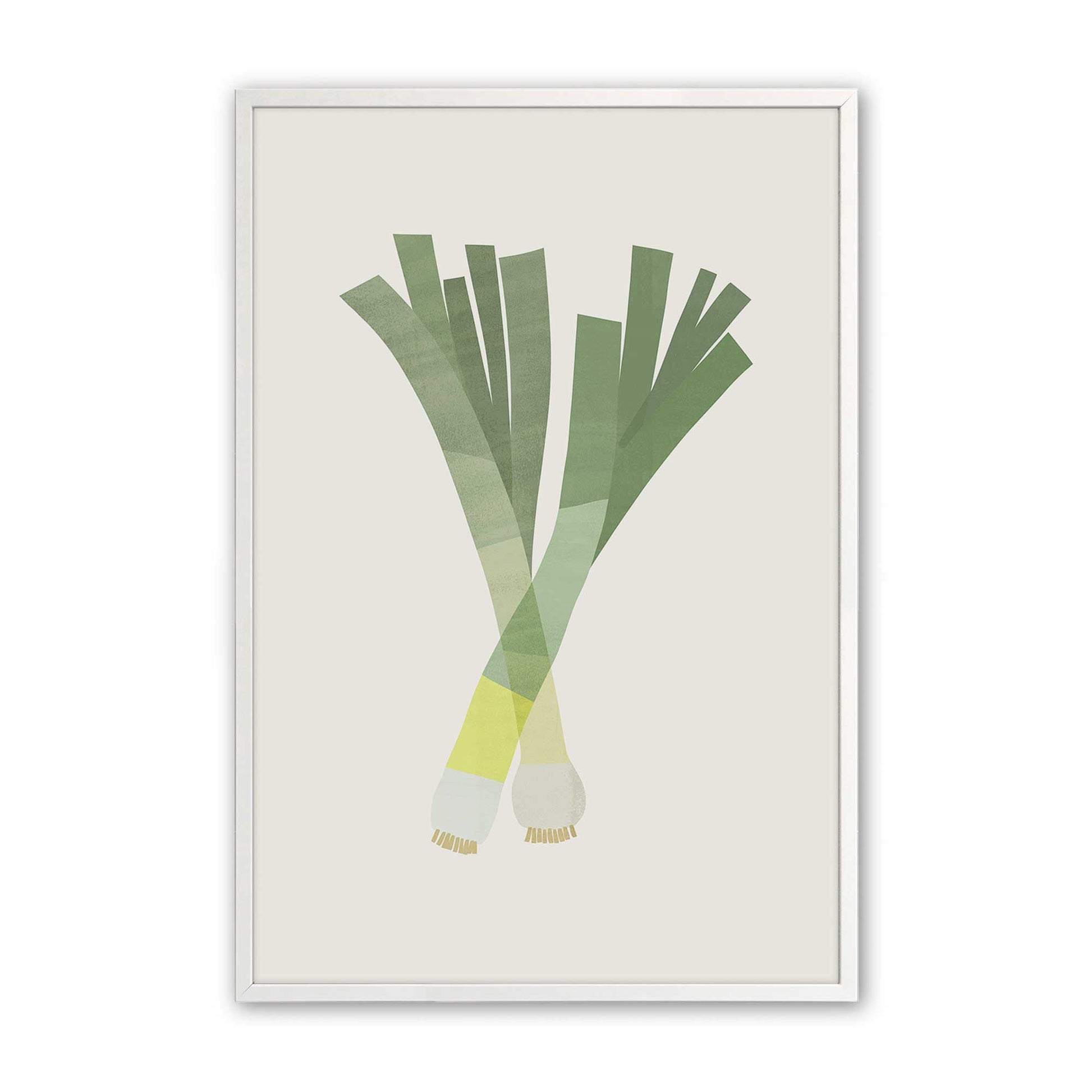 [Color:Opaque White], Picture of art in a Opaque White frame