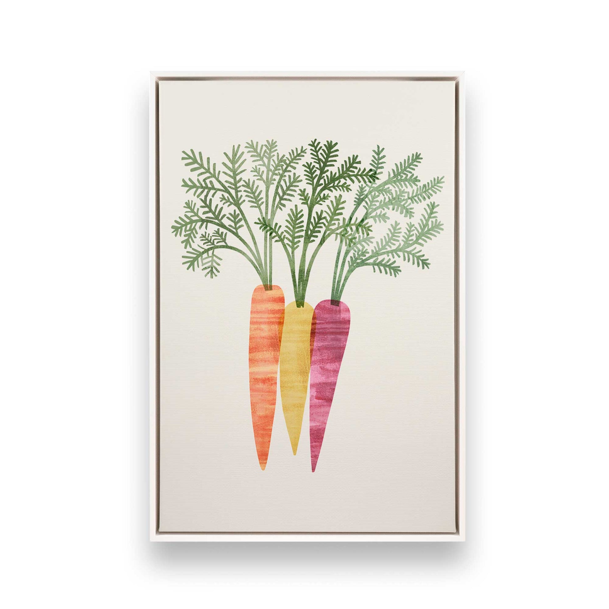 [Color:Opaque White], Picture of art in a White frame