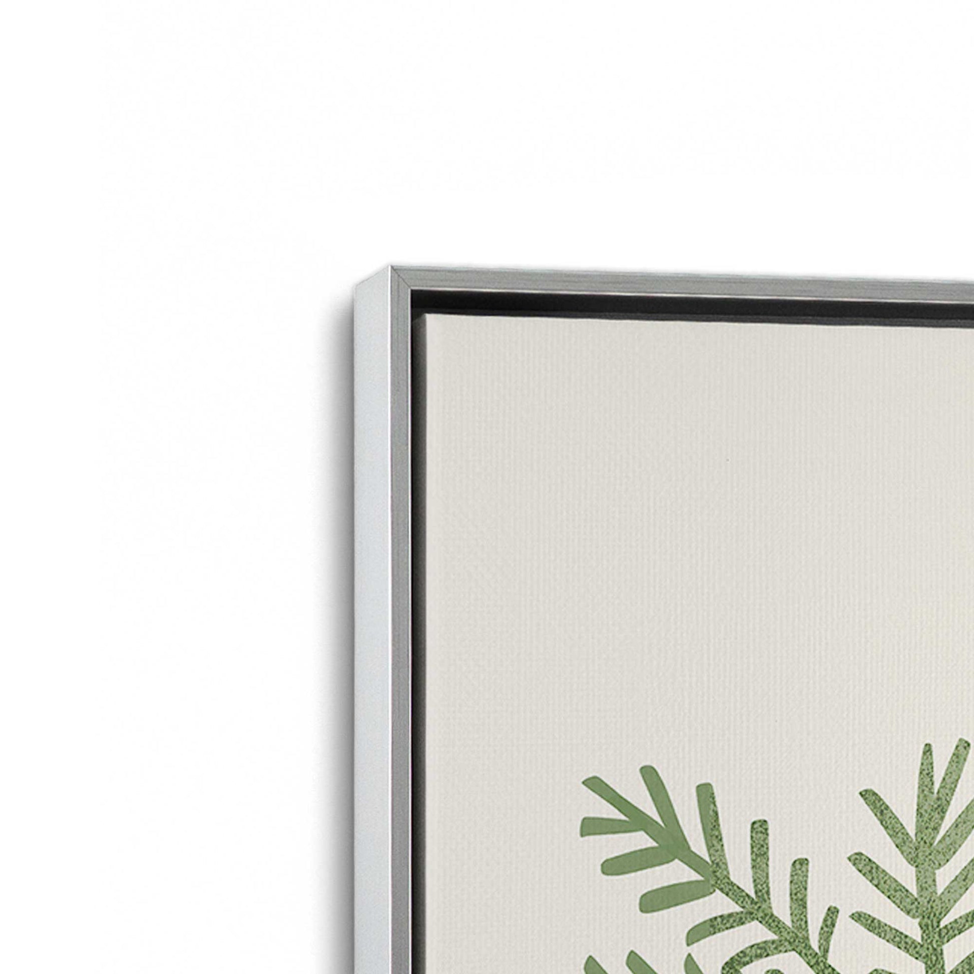 [Color:Polished Chrome], Picture of art in a Polished Chrome frame at an angle