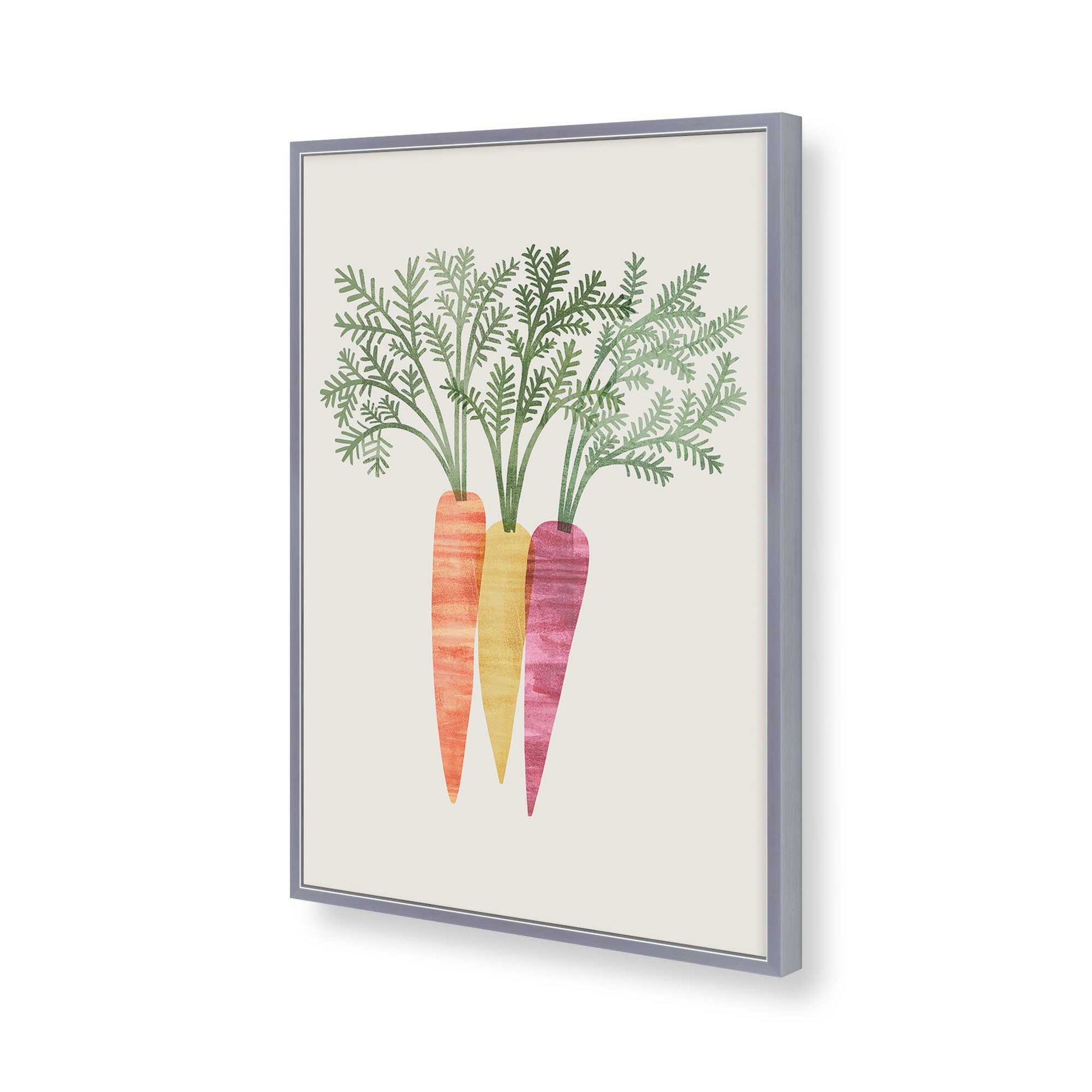 [Color:Polished Chrome], Picture of art in a Polished Chrome frame of the corner