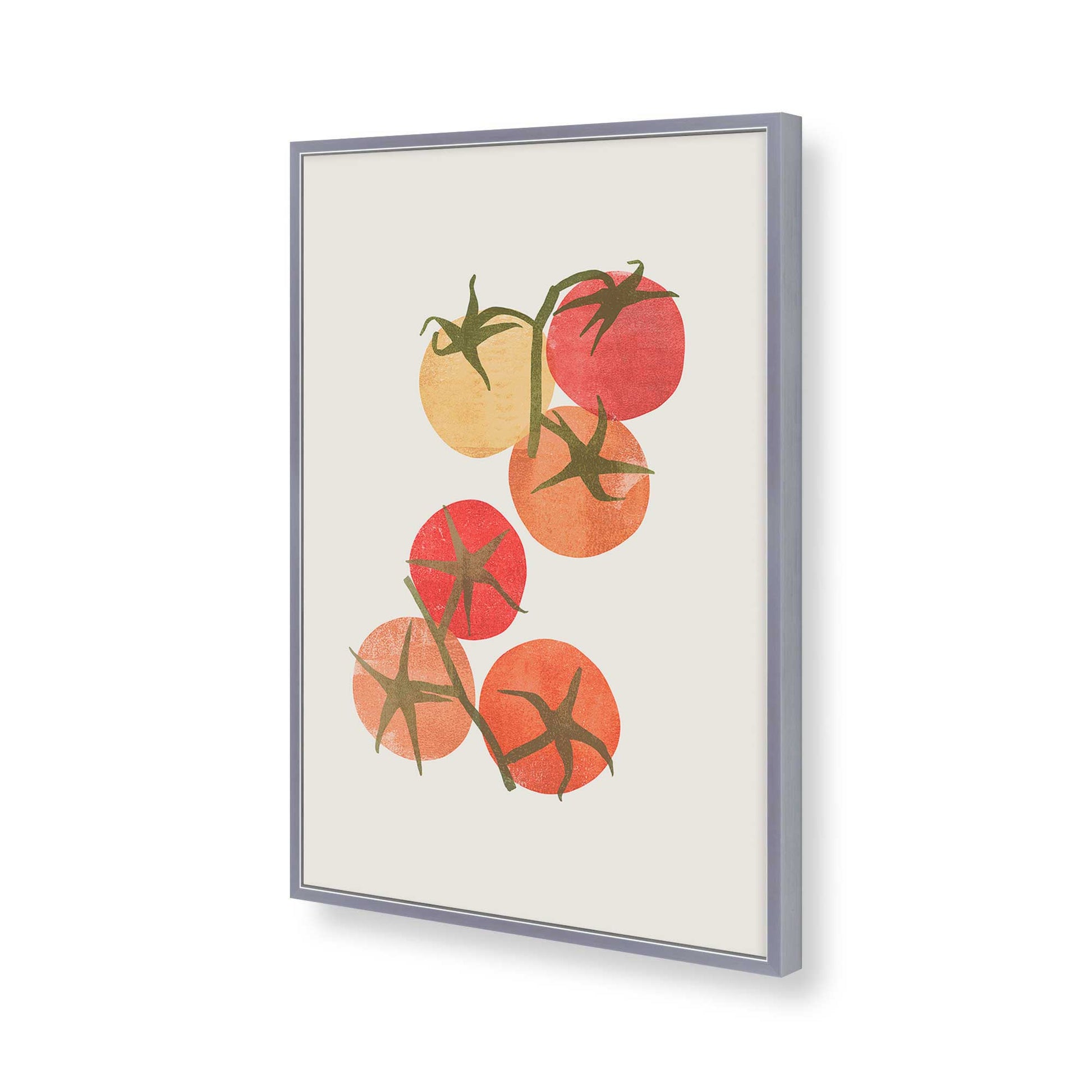 [Color:Polished Chrome], Picture of art in a Polished Chrome frame of the corner