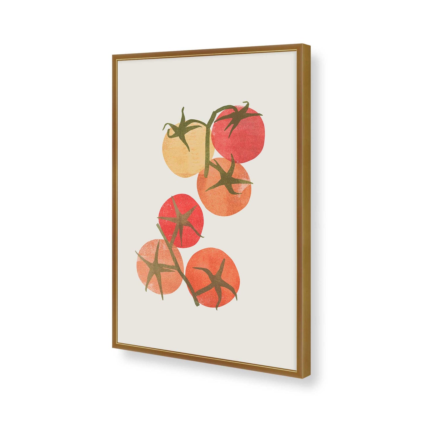 [Color:Polished Gold], Picture of art in a Polished Gold frame of the corner