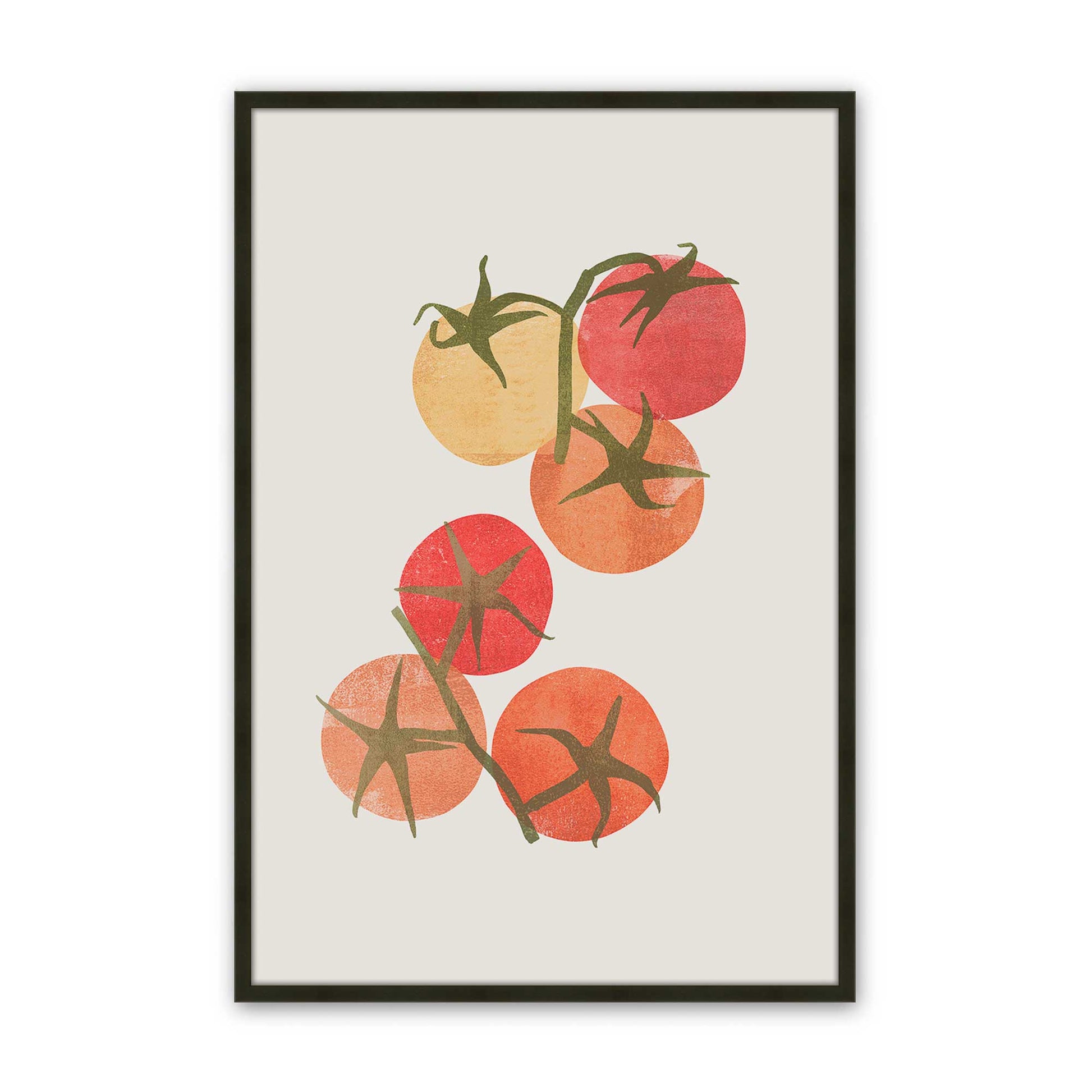 [Color:Satin Black], Picture of art in a Satin Black frame