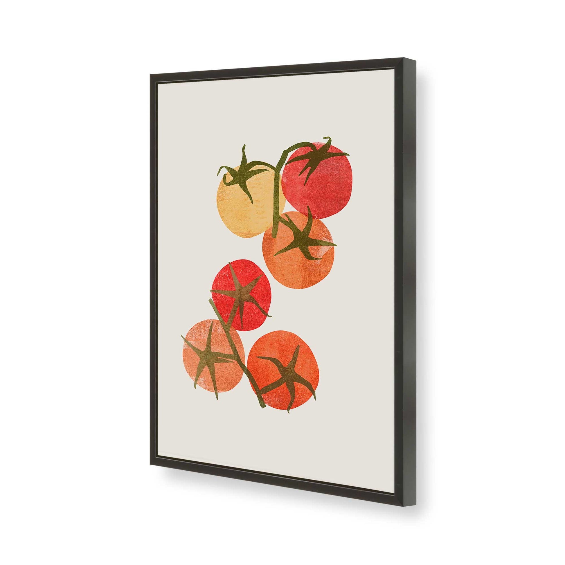 [Color:Satin Black], Picture of art in a Satin Black frame of the corner