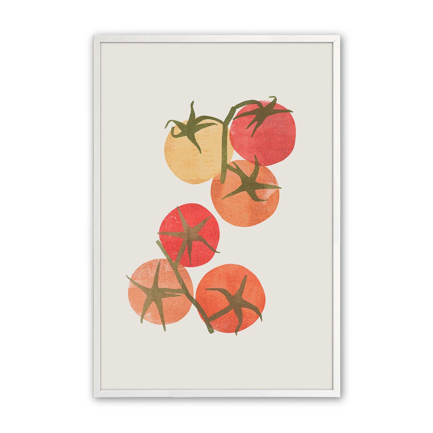 [Color:Opaque White], Picture of art in a Opaque White frame