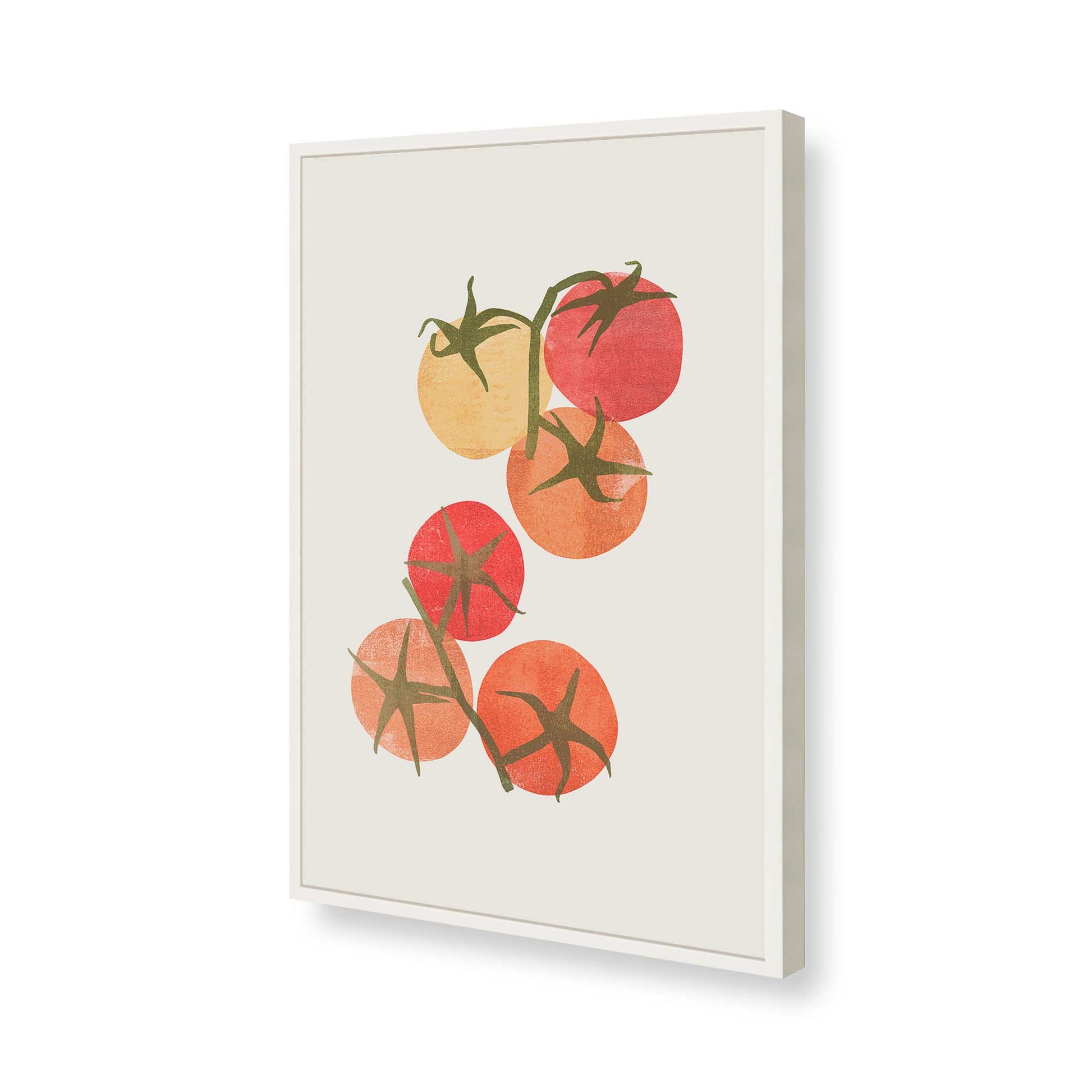 [Color:Opaque White], Picture of art in a Opaque White frame of the corner