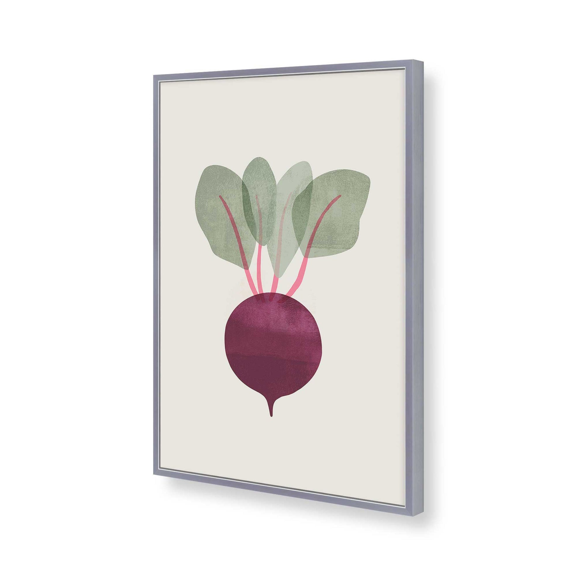 [Color:Polished Chrome], Picture of art in a Polished Chrome frame of the corner
