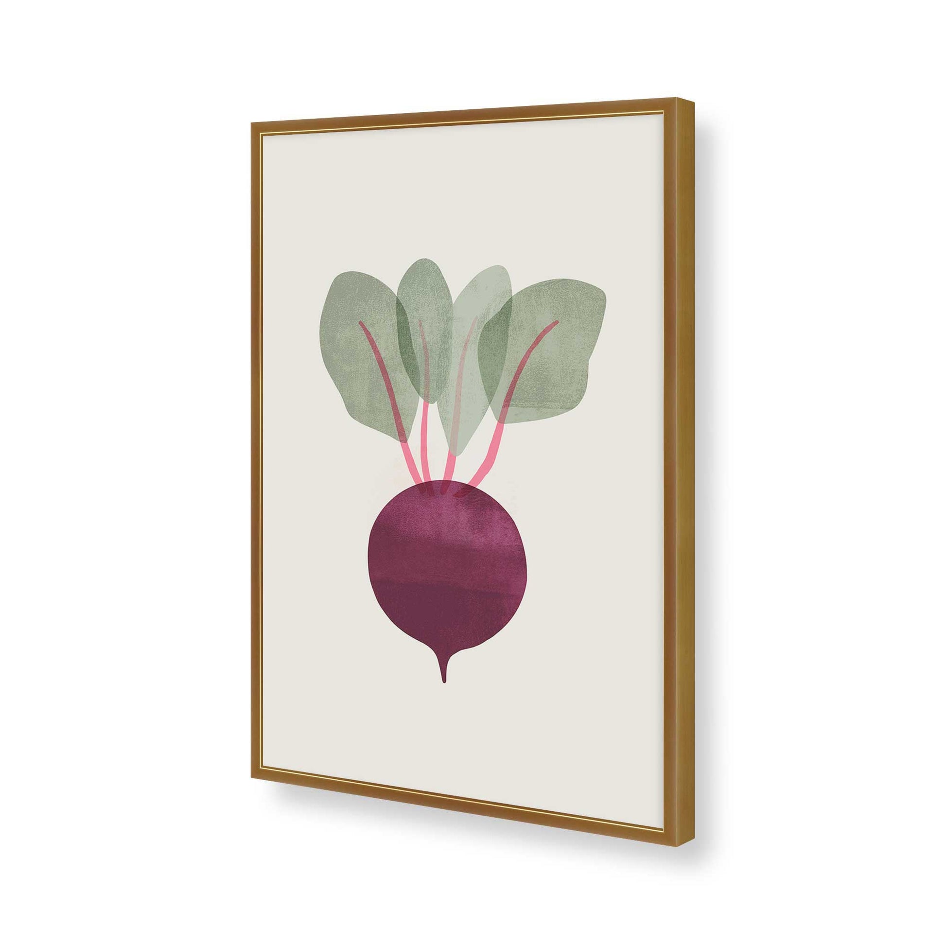 [Color:Polished Gold], Picture of art in a Polished Gold frame of the corner