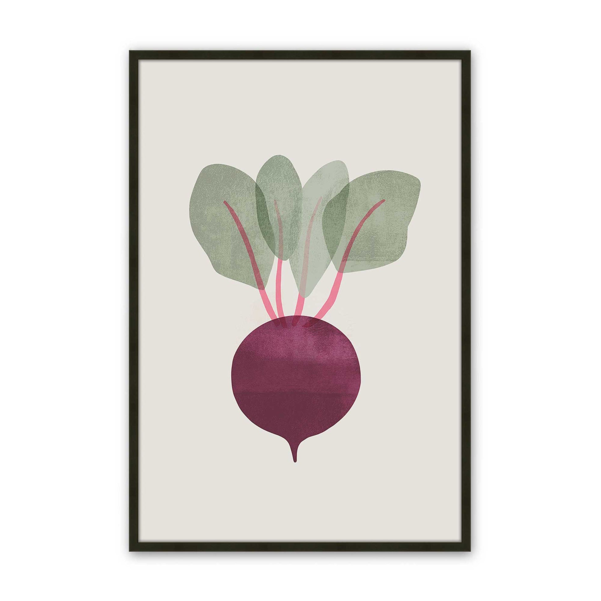 [Color:Satin Black], Picture of art in a Satin Black frame