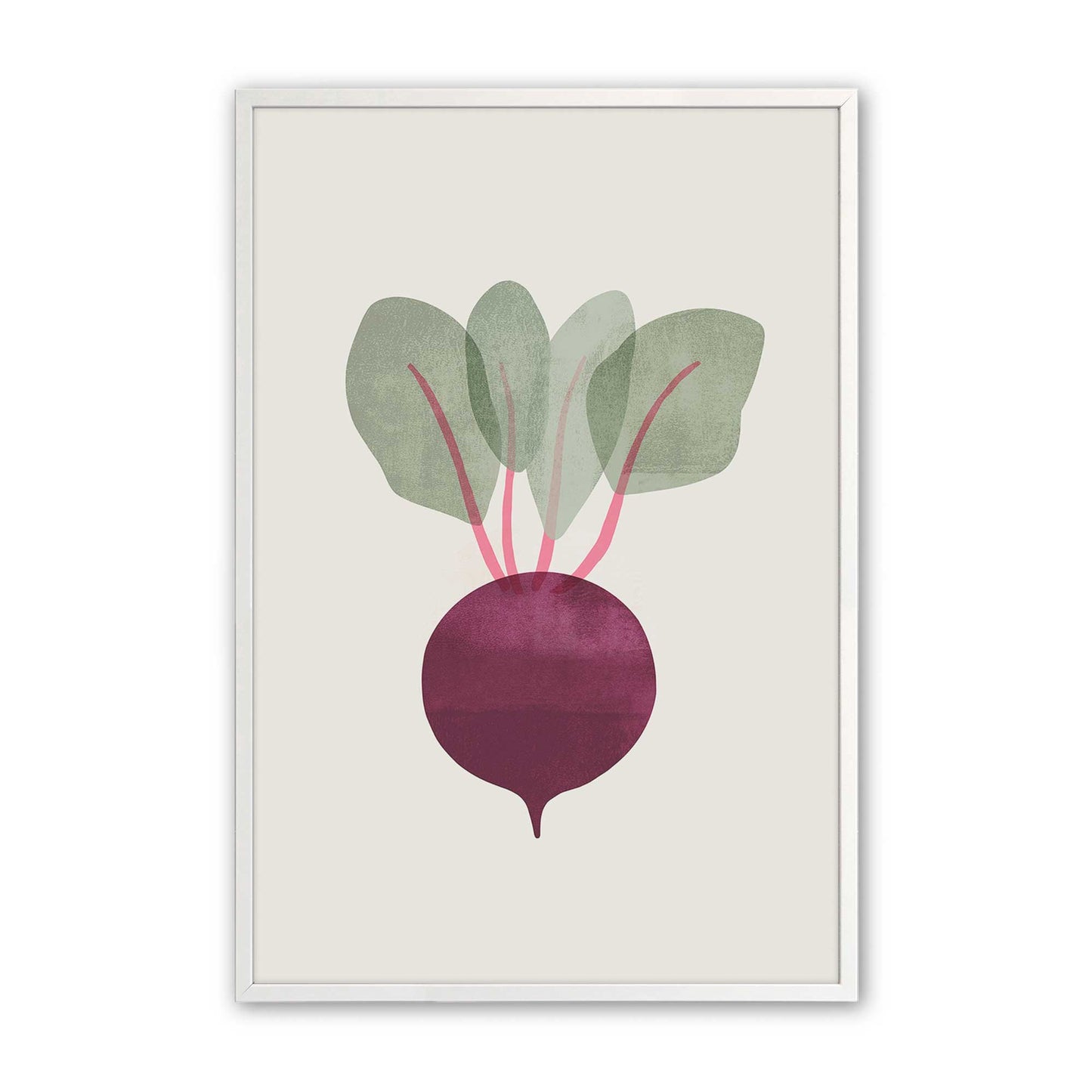 [Color:Opaque White], Picture of art in a Opaque White frame