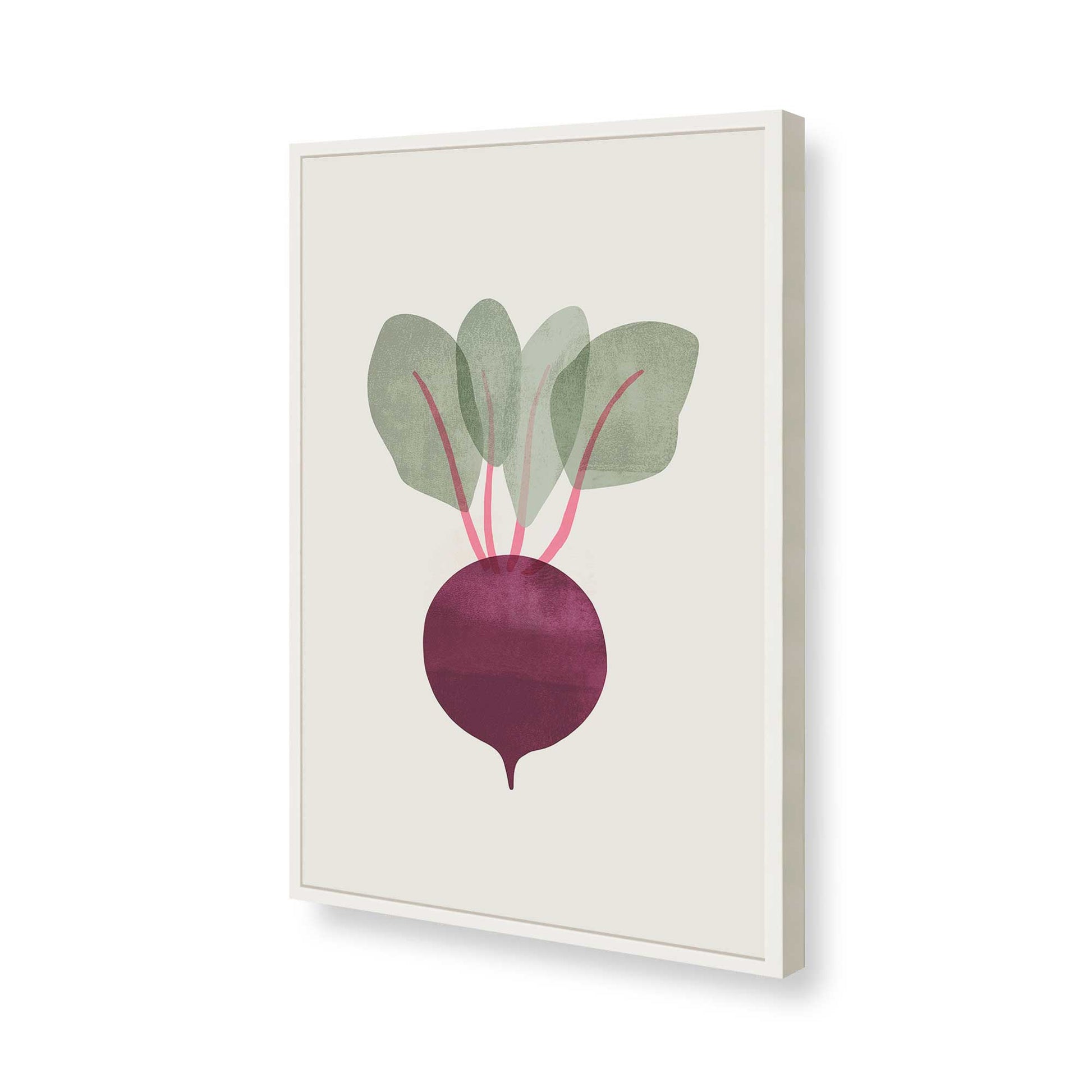 [Color:Opaque White], Picture of art in a Opaque White frame of the corner