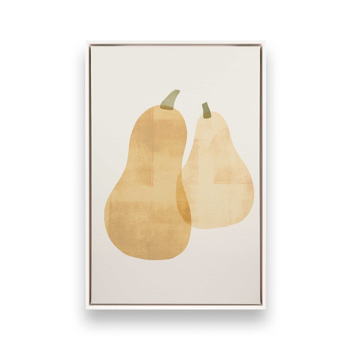 [Color:Opaque White], Picture of art in a White frame