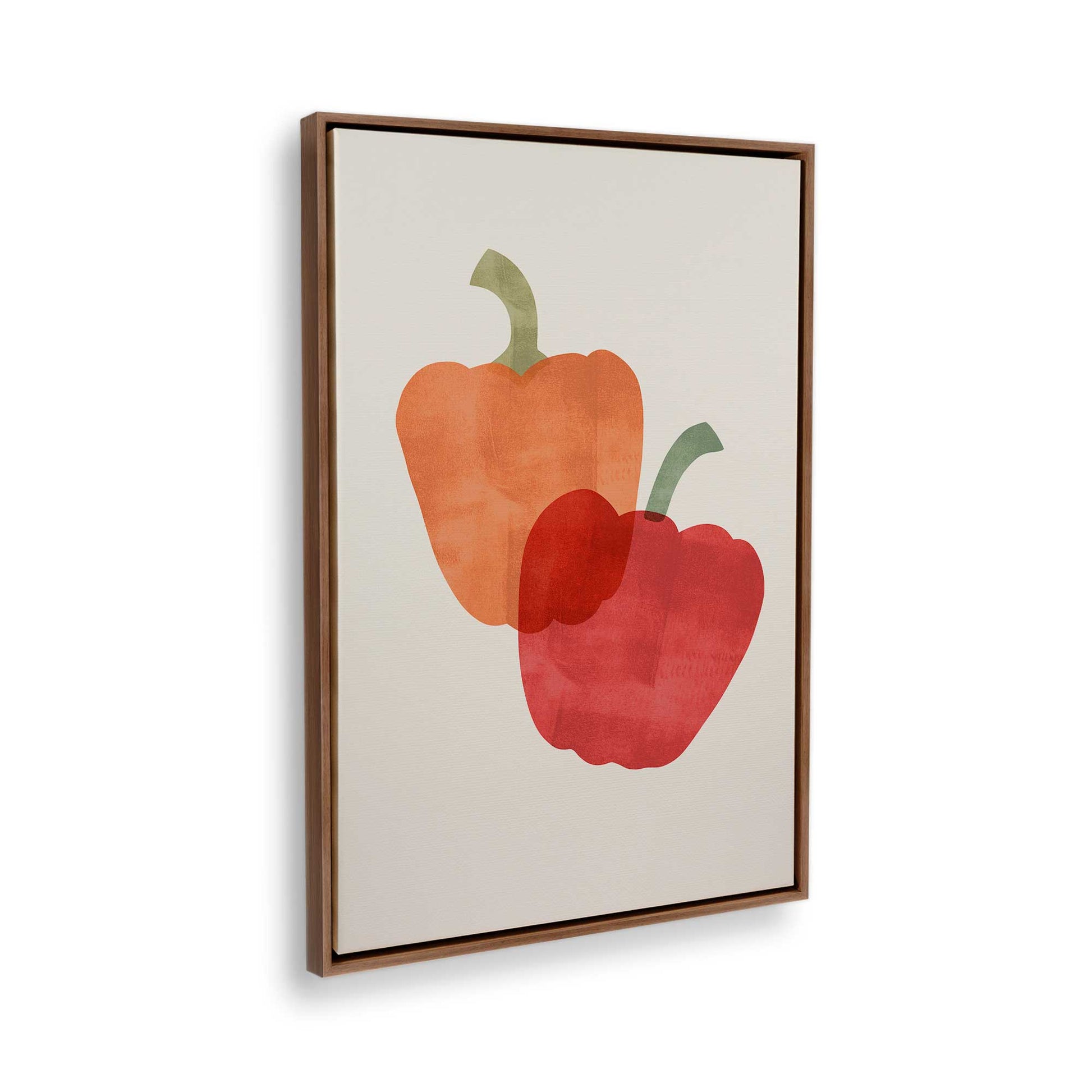 [Color:Walnut], Picture of the corner of the art