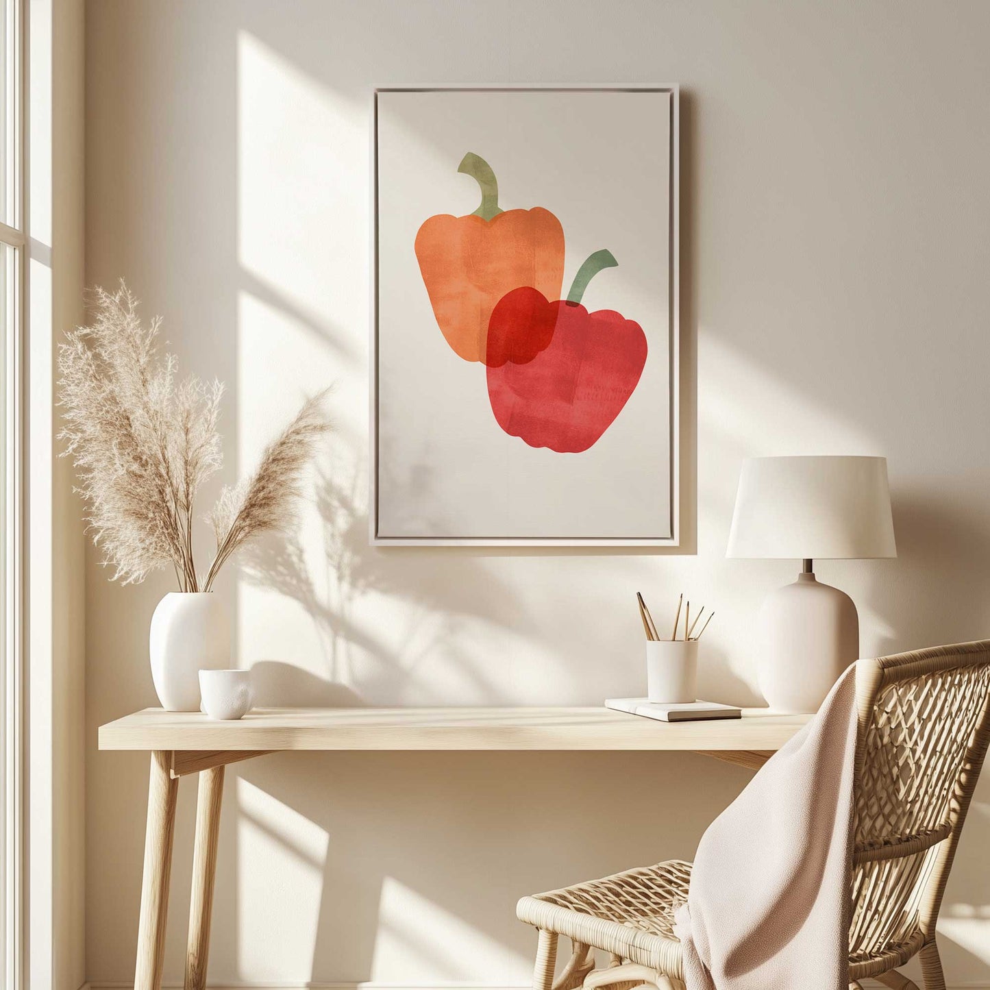 Picture of art in a room