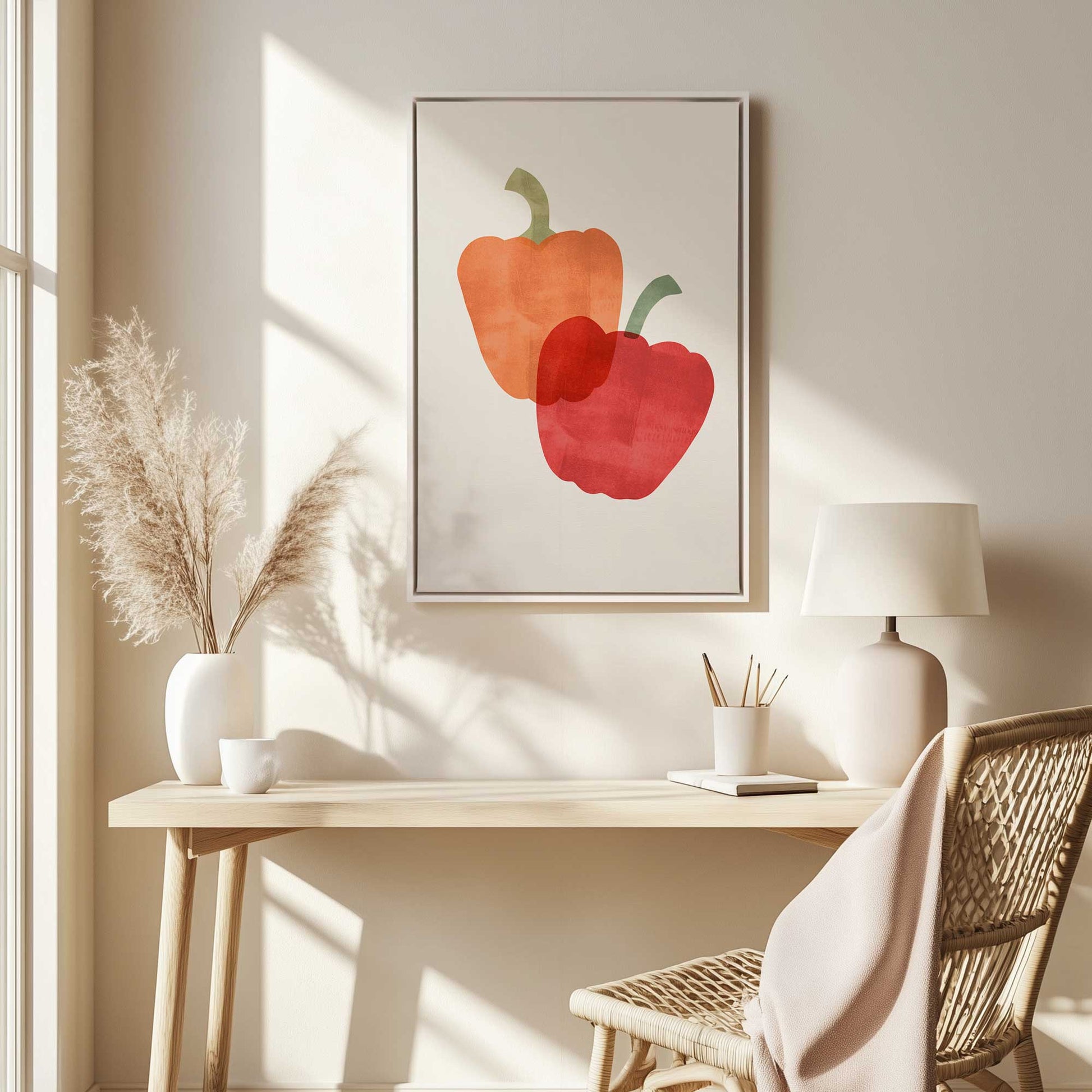 Picture of art in a room