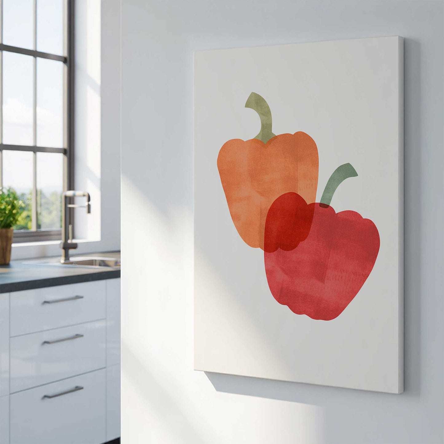 Picture of art in a room