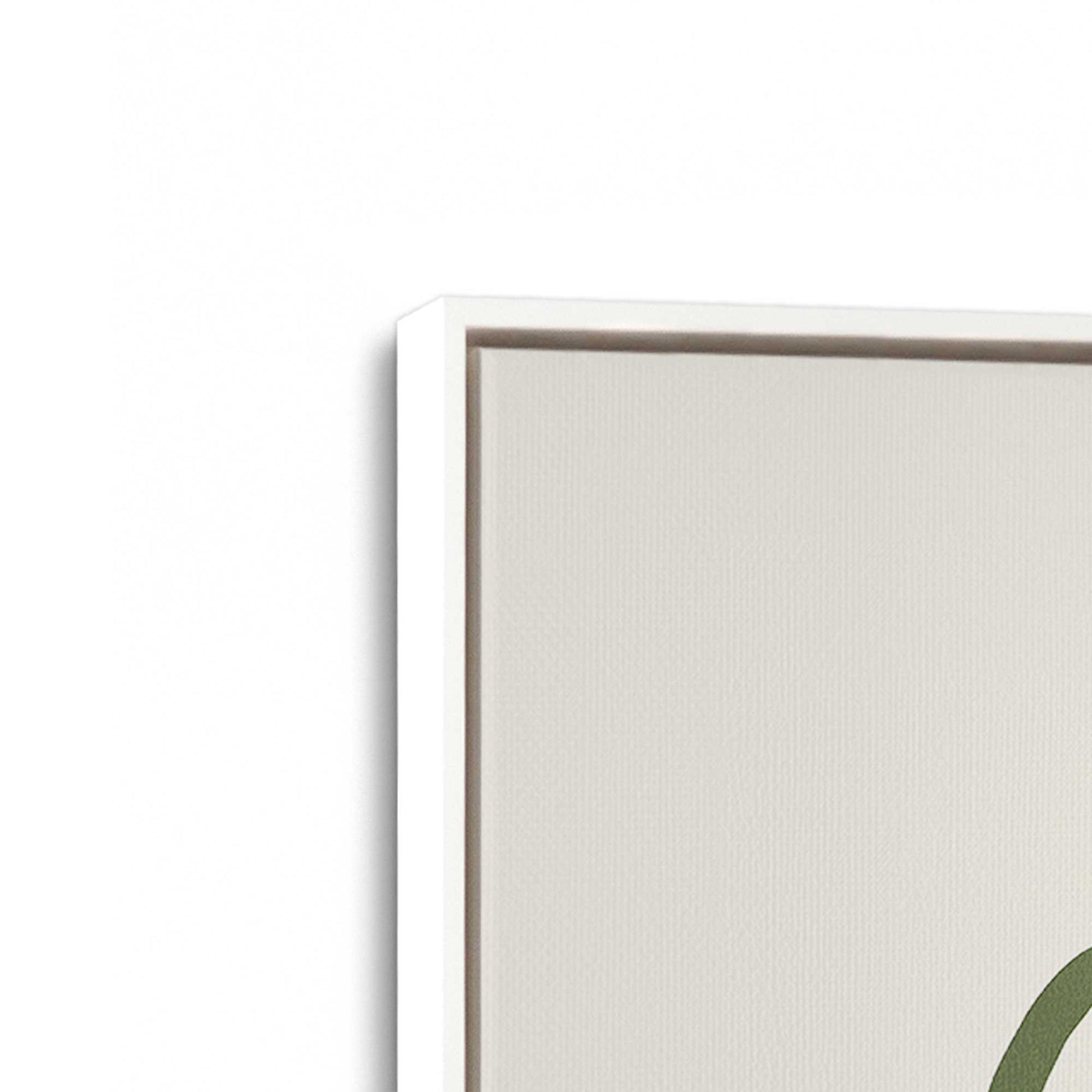 [Color:Opaque White], Picture of art in a White frame at an angle