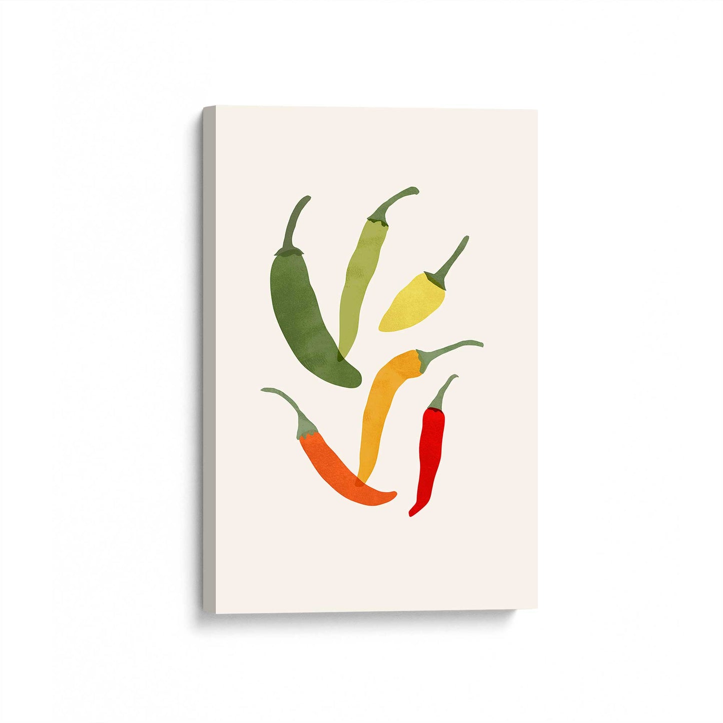 [Color:Stretched Canvas], Picture of art at an angle