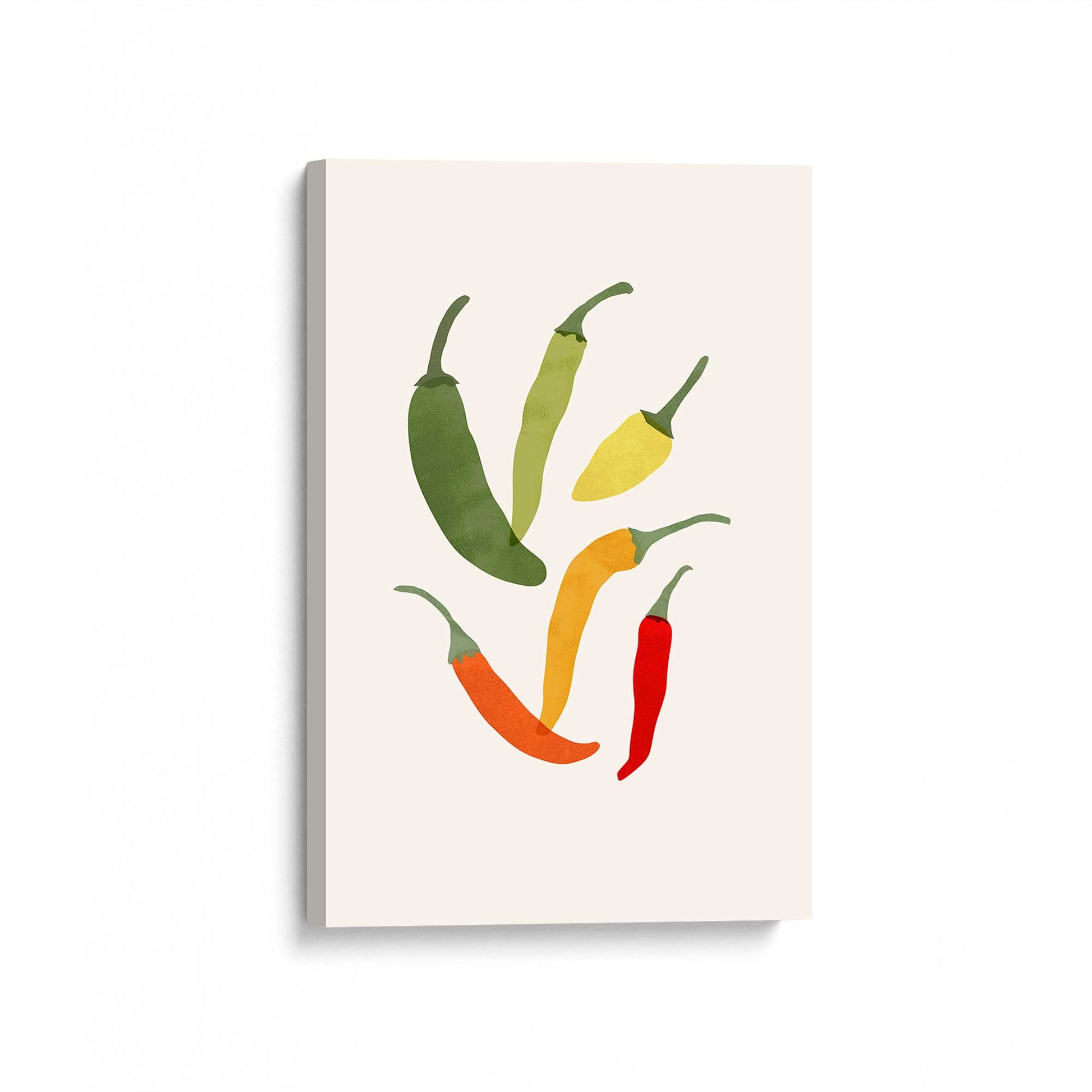 [Color:Stretched Canvas], Picture of art at an angle