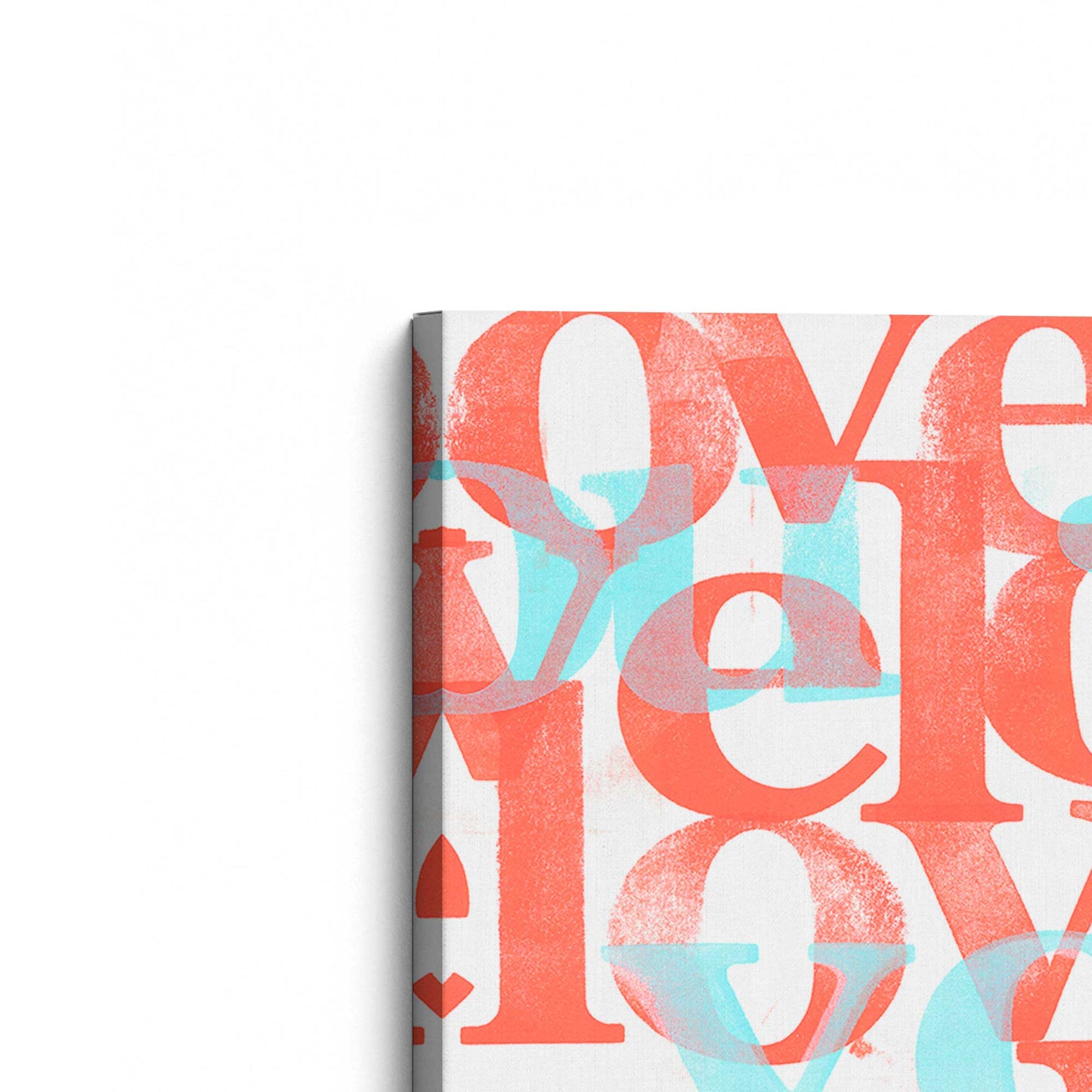 [Color:Stretched Canvas], Picture of the corner of the art