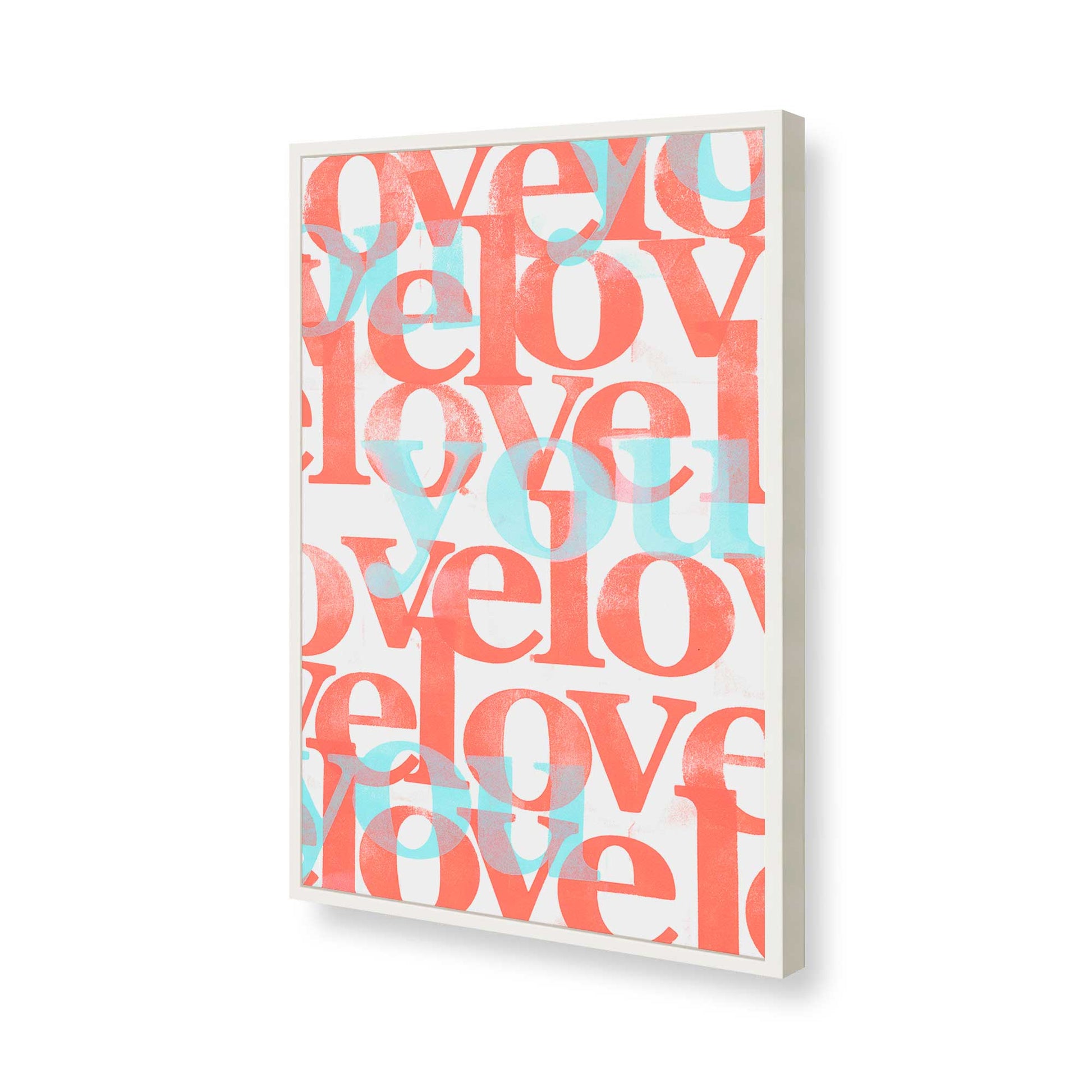 [Color:Opaque White], Picture of art in a Opaque White frame of the corner