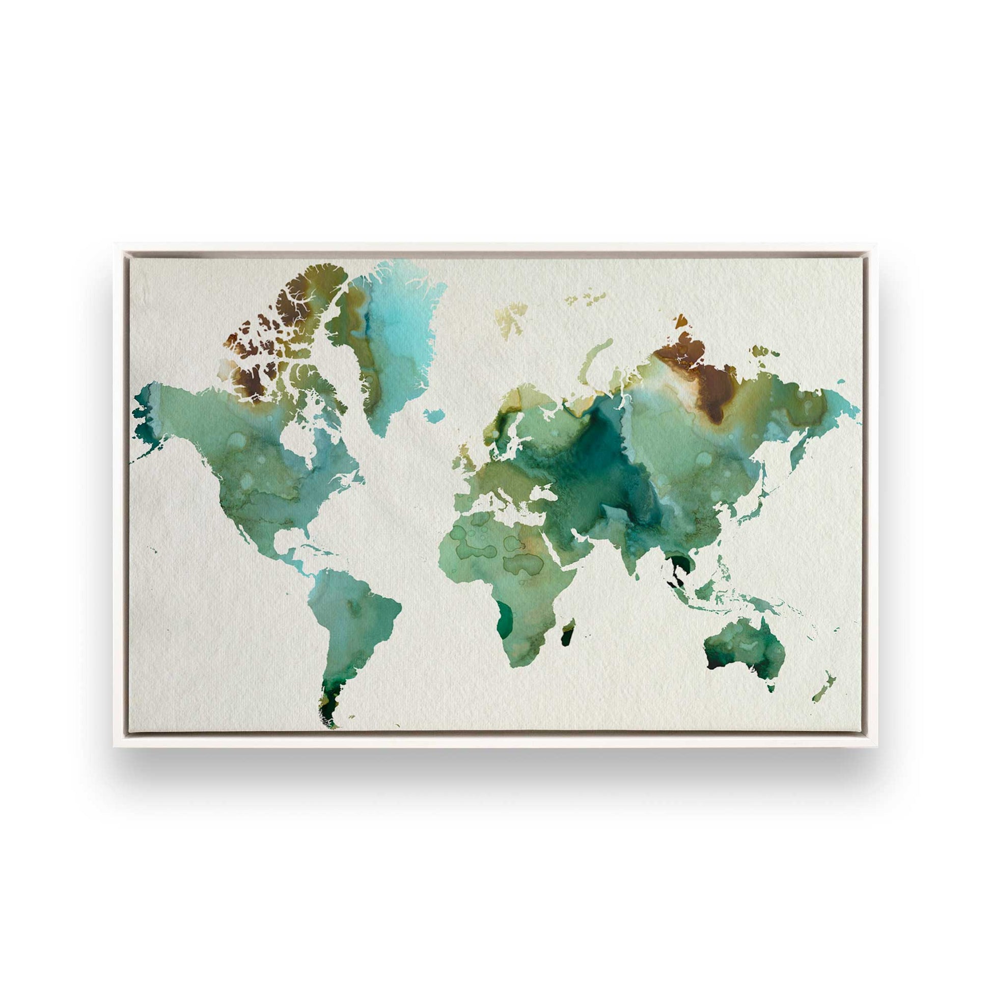[Color:Opaque White], Picture of art in a White frame