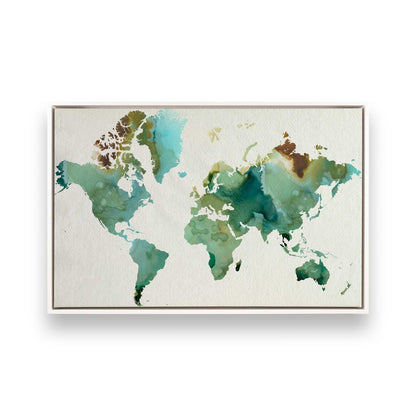 [Color:Opaque White], Picture of art in a White frame