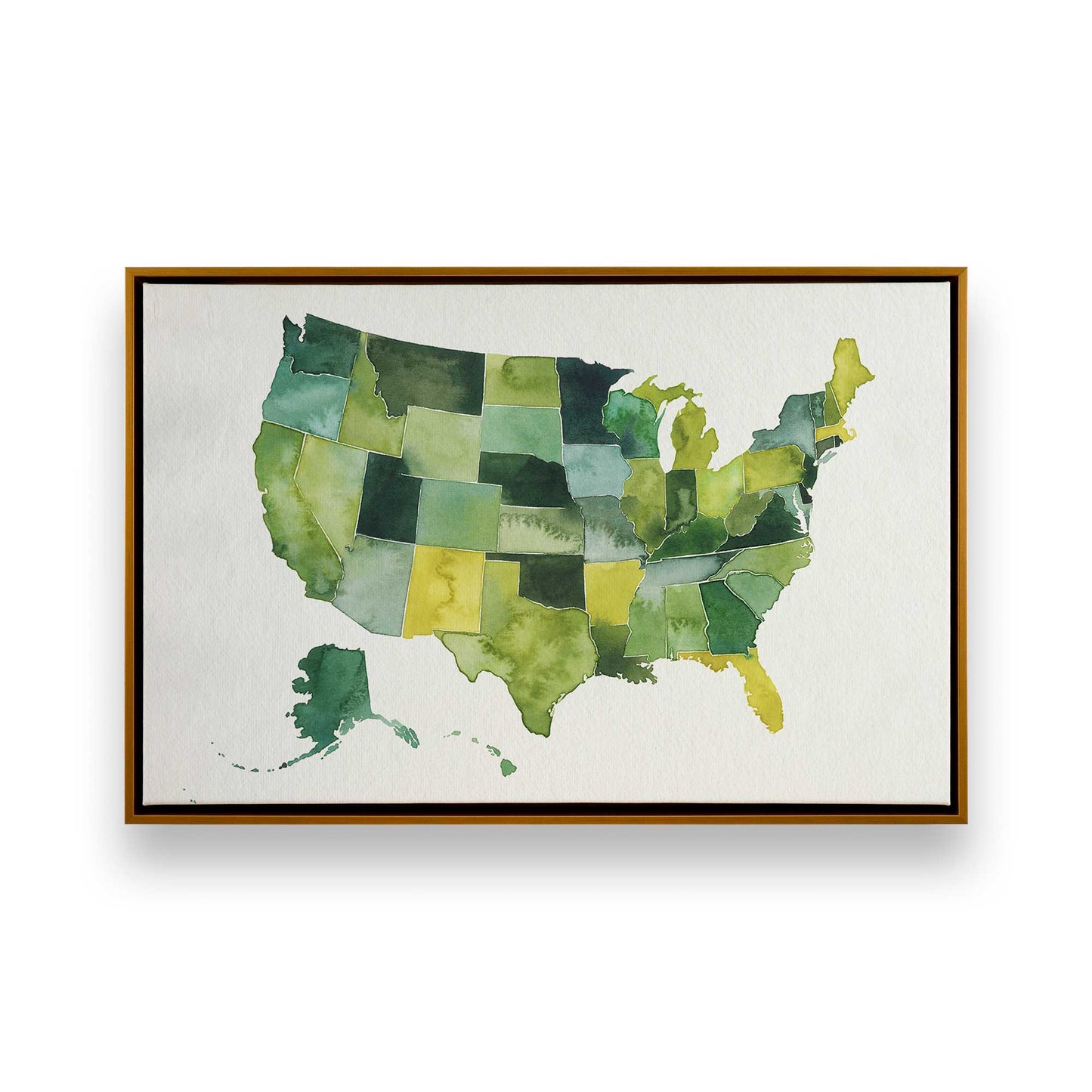 [Color:Polished Gold], Picture of art in a Polished Gold frame