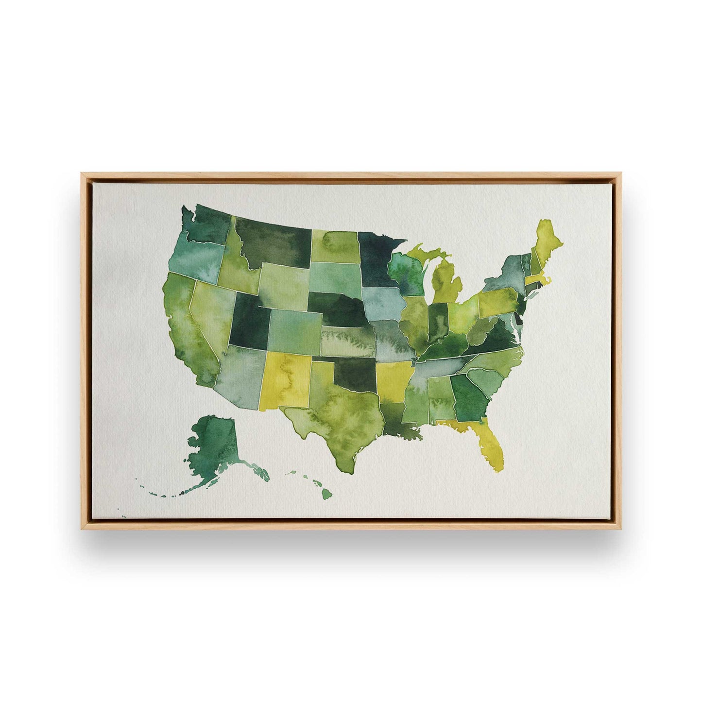 [Color:American Maple], Picture of art in a American Maple frame