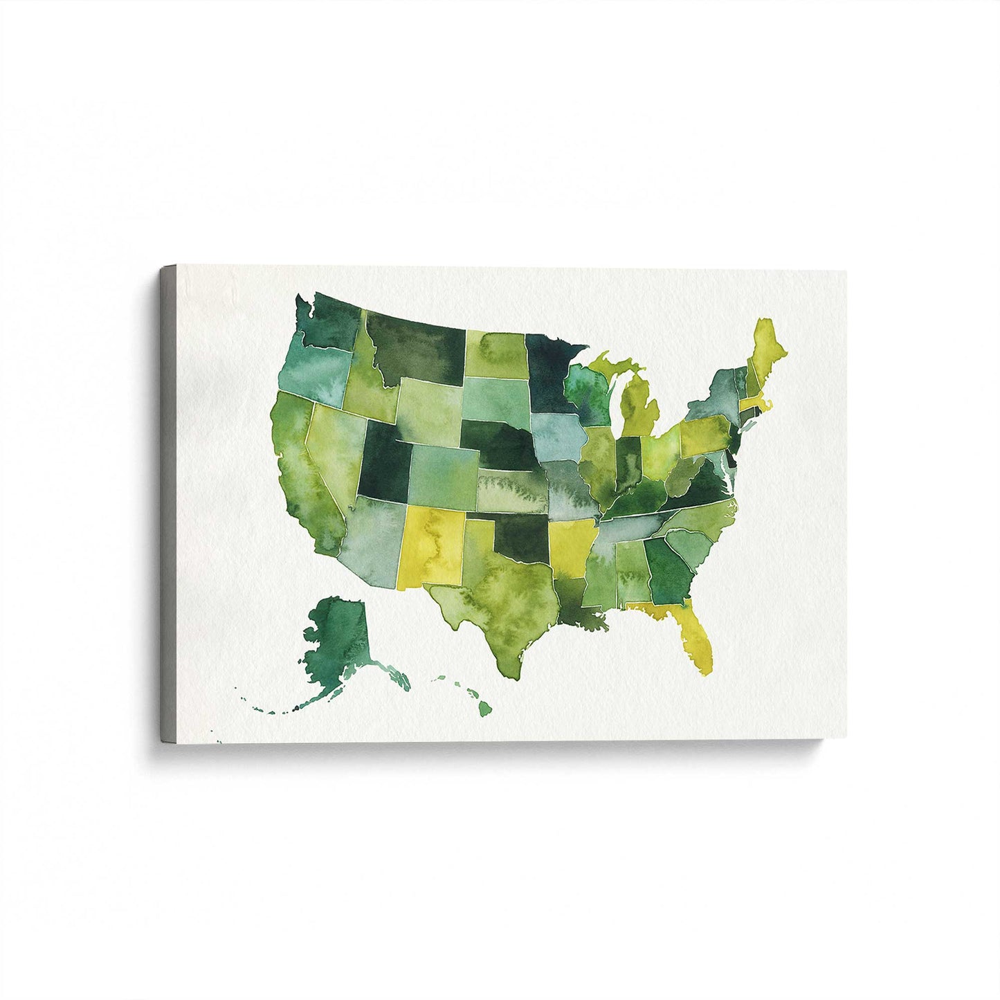 [Color:Stretched Canvas], Picture of art at an angle