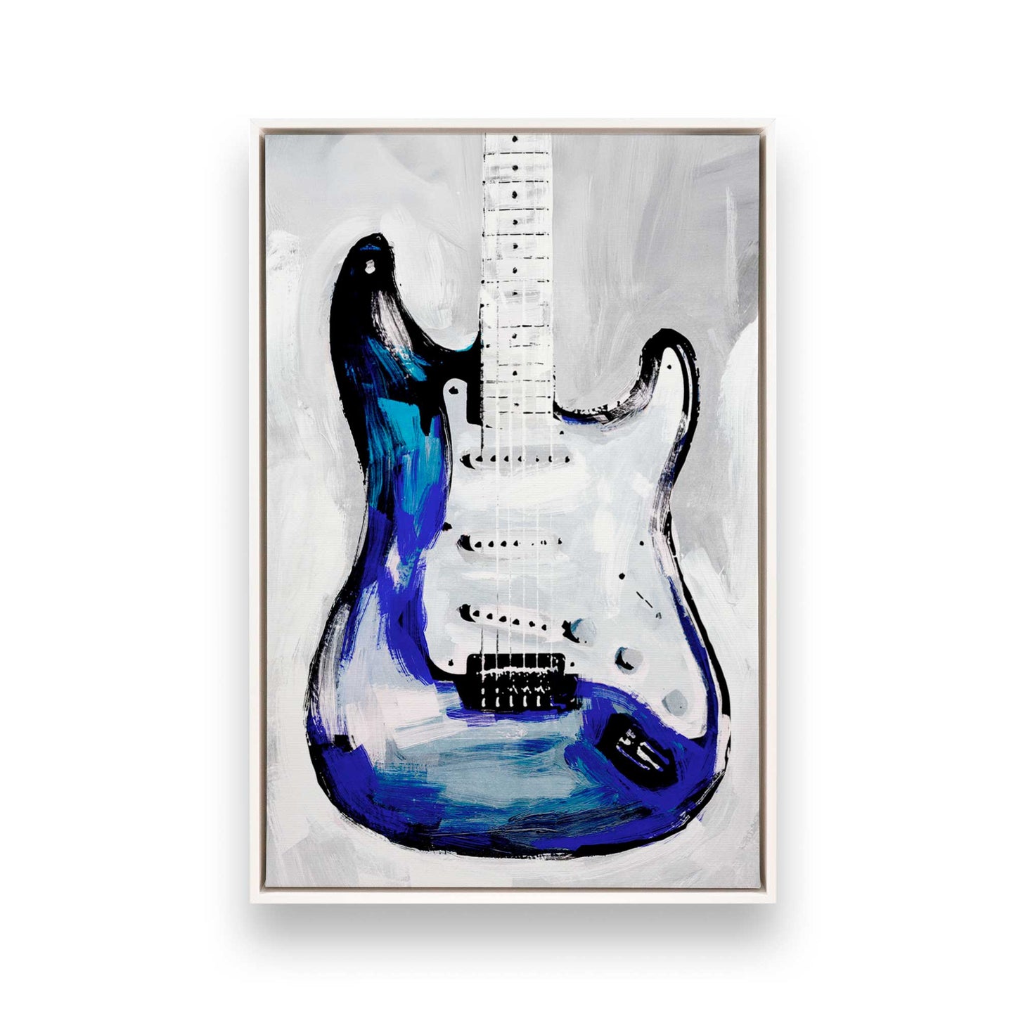 [Color:Opaque White], Picture of art in a White frame