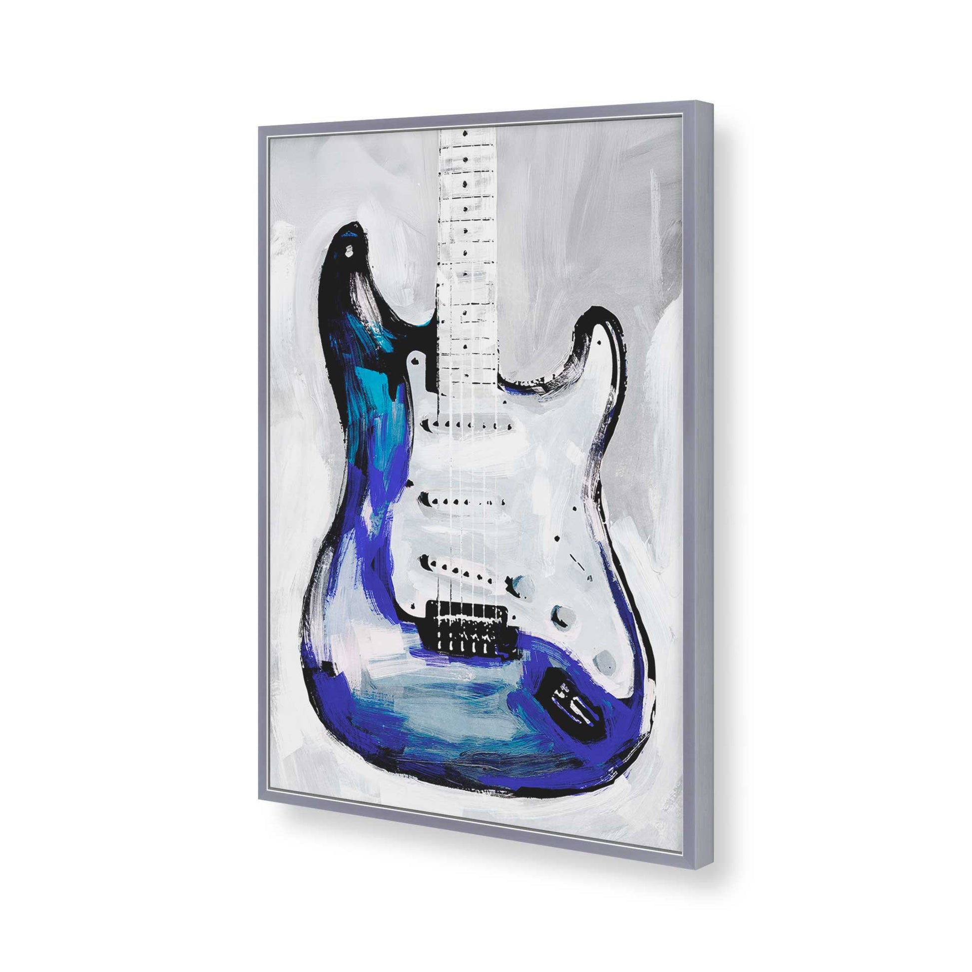 [Color:Polished Chrome], Picture of art in a Polished Chrome frame of the corner