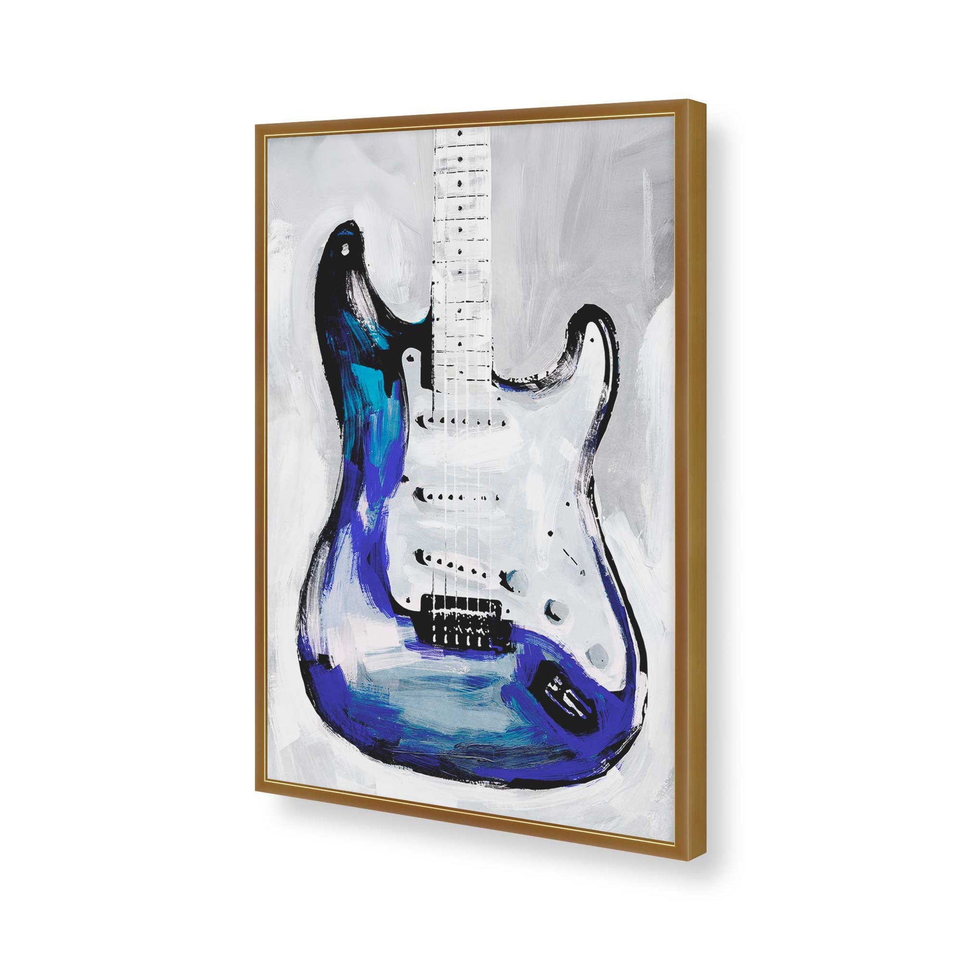 [Color:Polished Gold], Picture of art in a Polished Gold frame of the corner