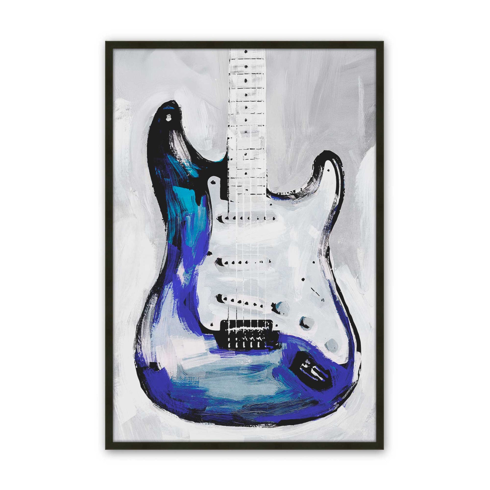[Color:Satin Black], Picture of art in a Satin Black frame
