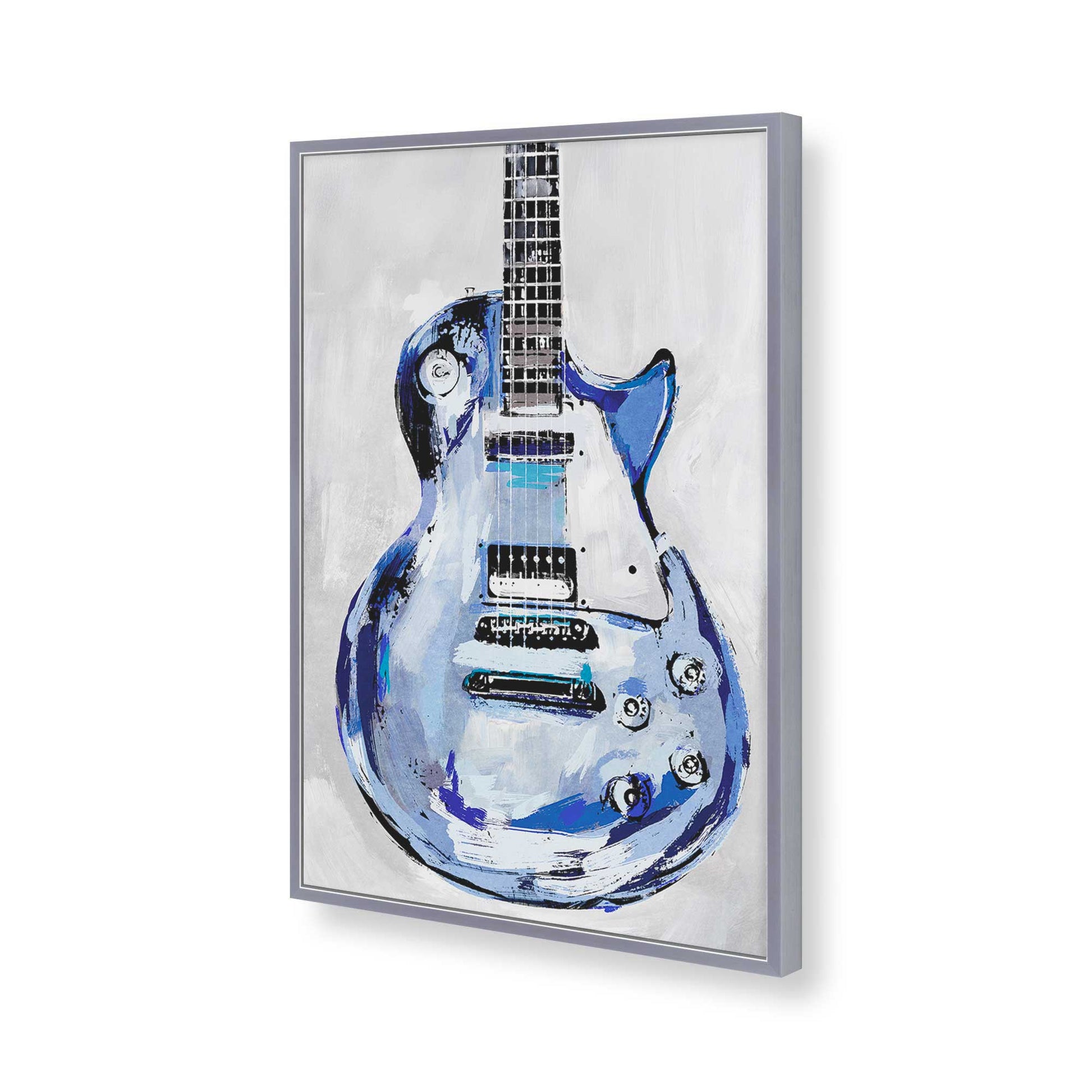 [Color:Polished Chrome], Picture of art in a Polished Chrome frame of the corner