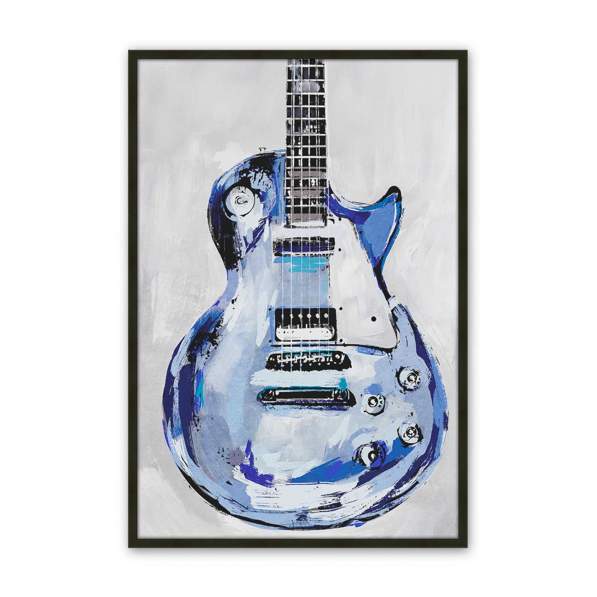 [Color:Satin Black], Picture of art in a Satin Black frame